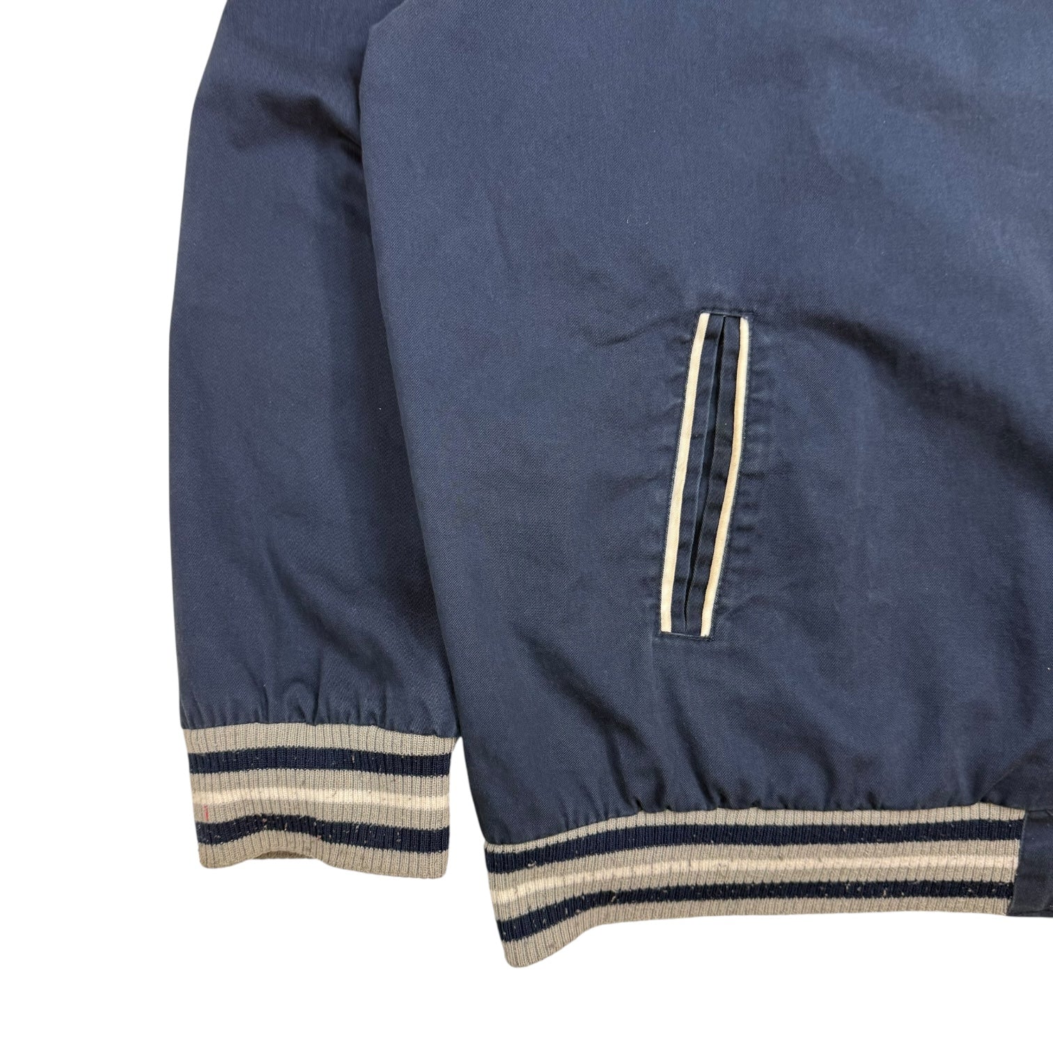 Vintage Jeff Hamilton New York Yankees 27 Time Champs Jacket Blue