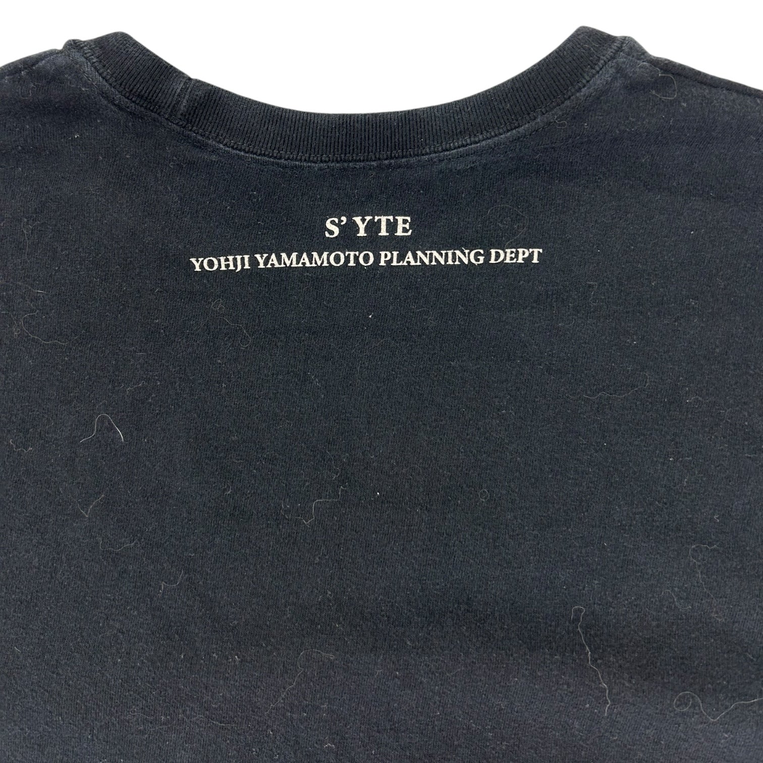 Yohji Yamamoto Syte Black Poem T-Shirt