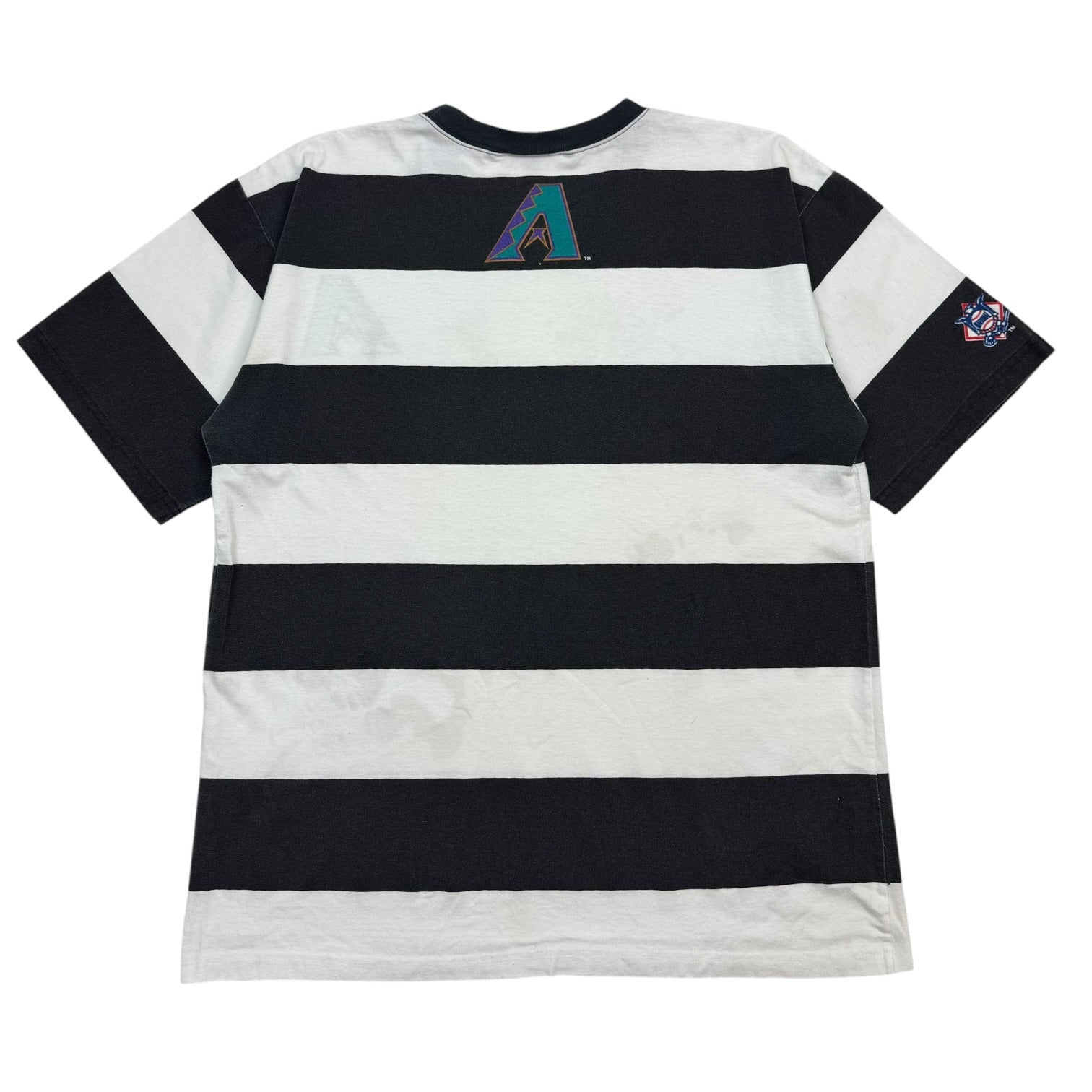 Vintage Arizona DiamondBacks Stripe Tee Black/White