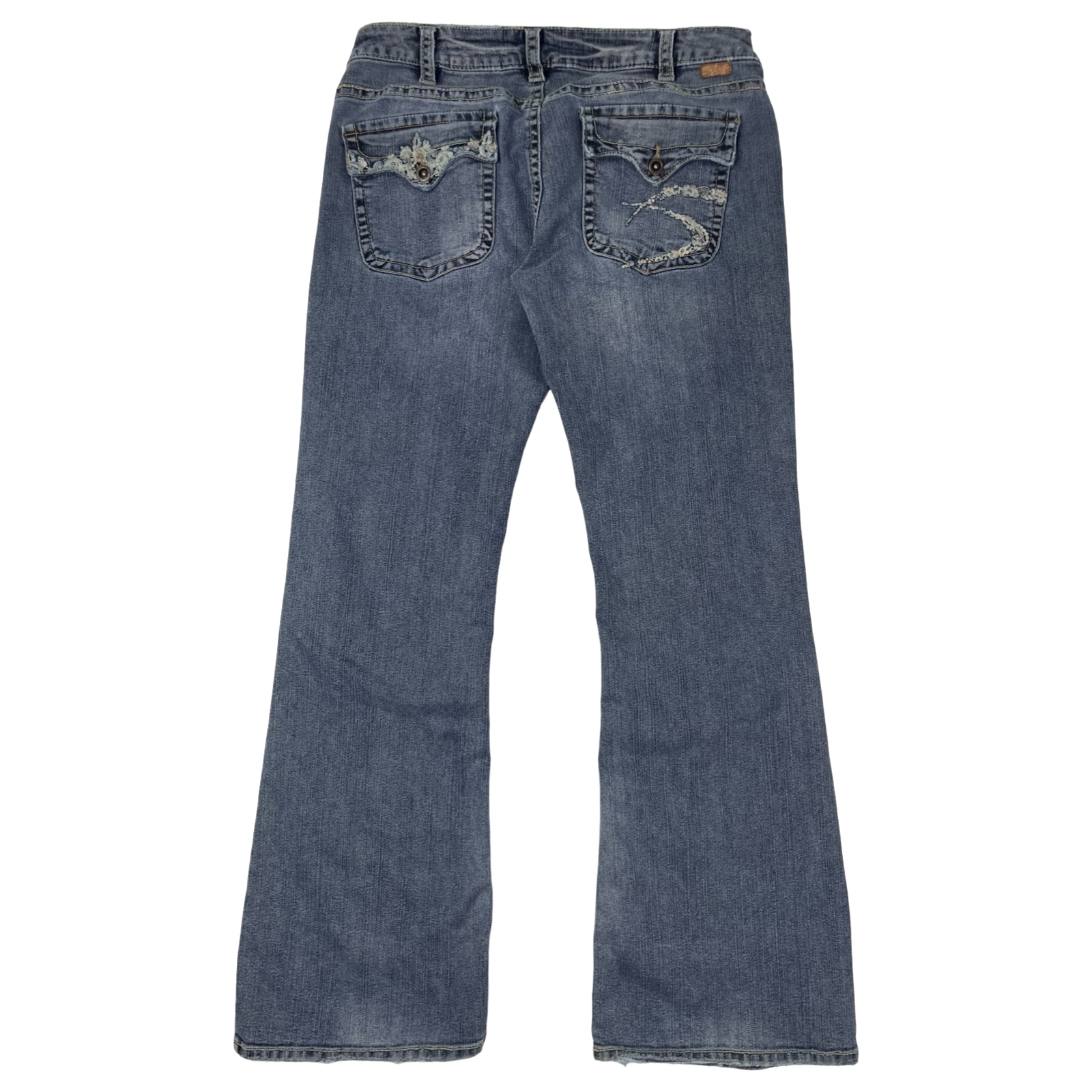 Vintage Y2K Silver Jeans Pioneer Flared Denim