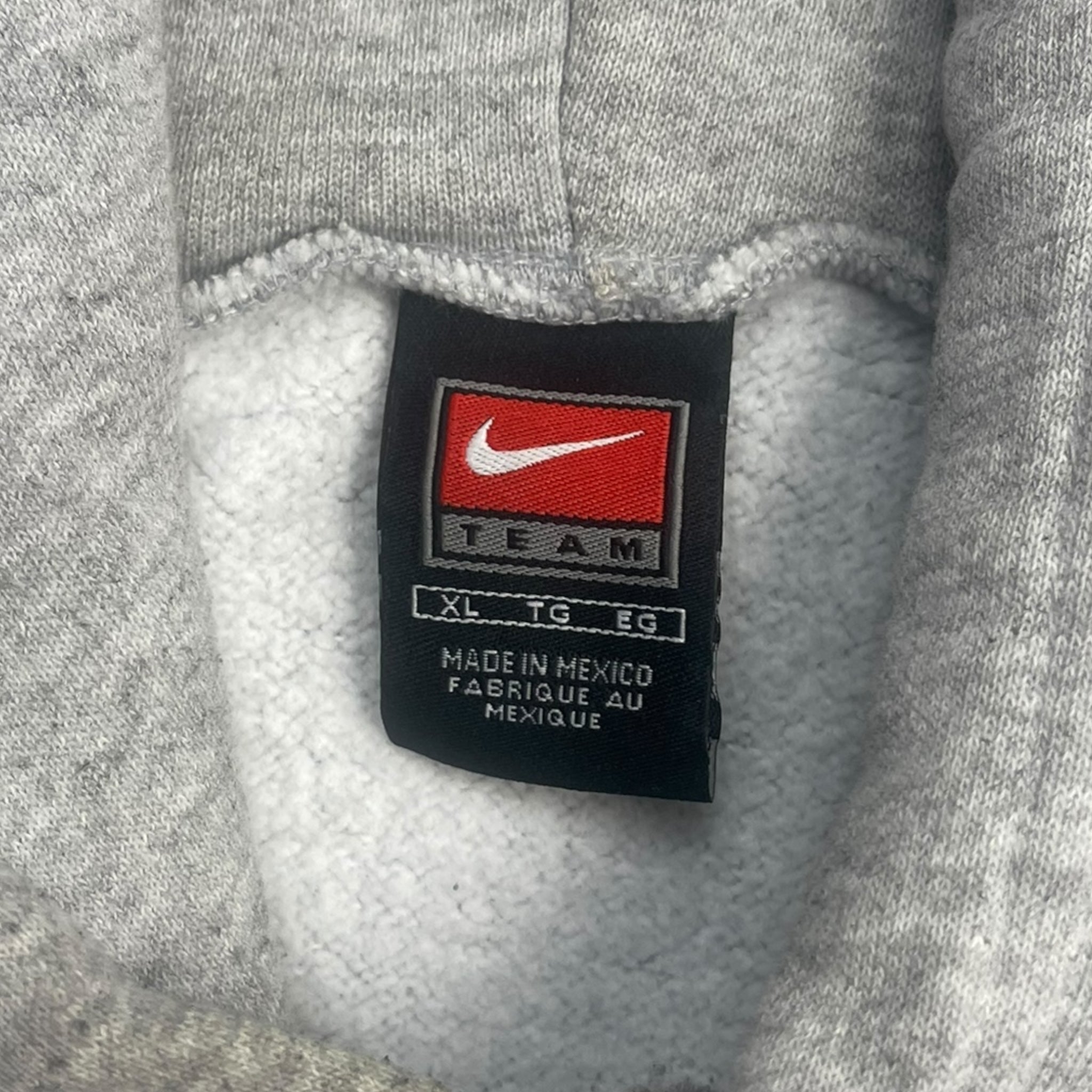 Vintage Nike Arizona Football Hooded Sweatshirt Grey