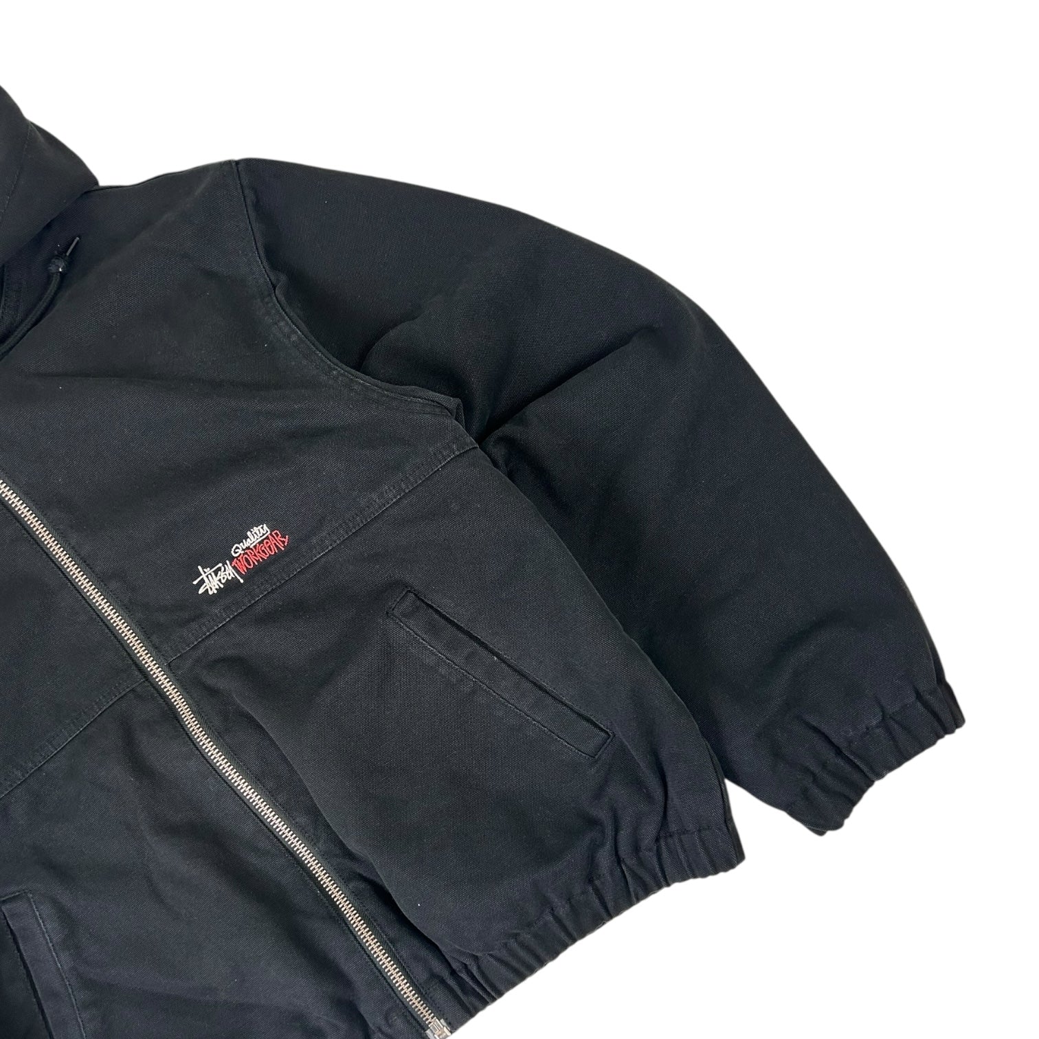 Stussy Canvas Work Wear Jacket Black