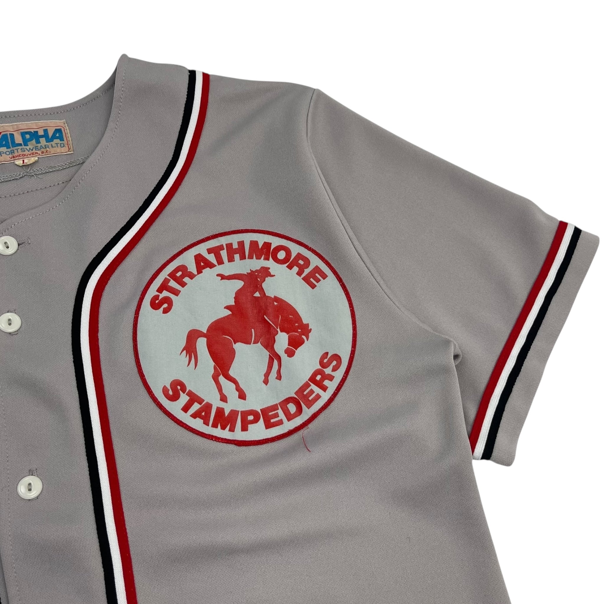 Vintage Strathmore Stampeders Baseball Jersey