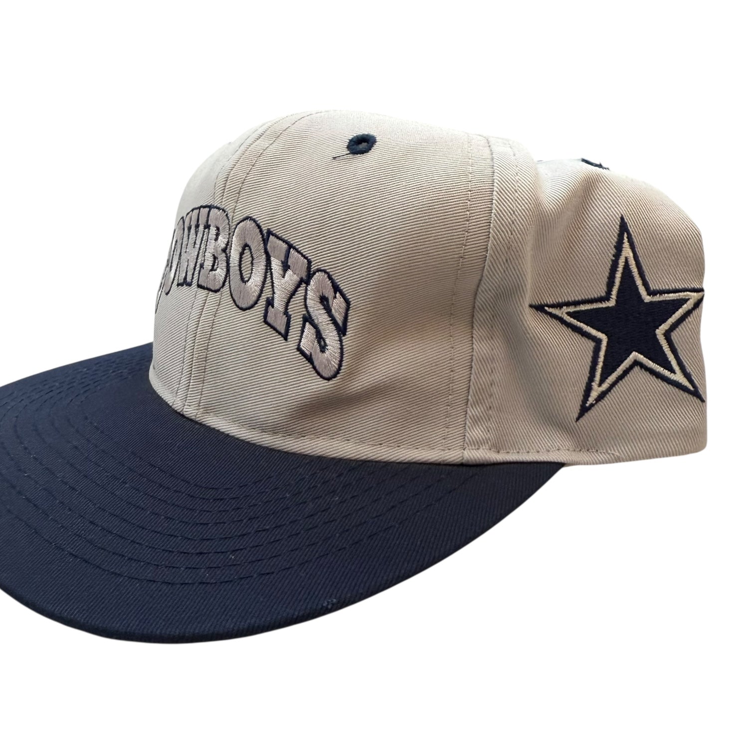 Vintage Logo 7 Dallas Cowboys Snap Back Hat Grey