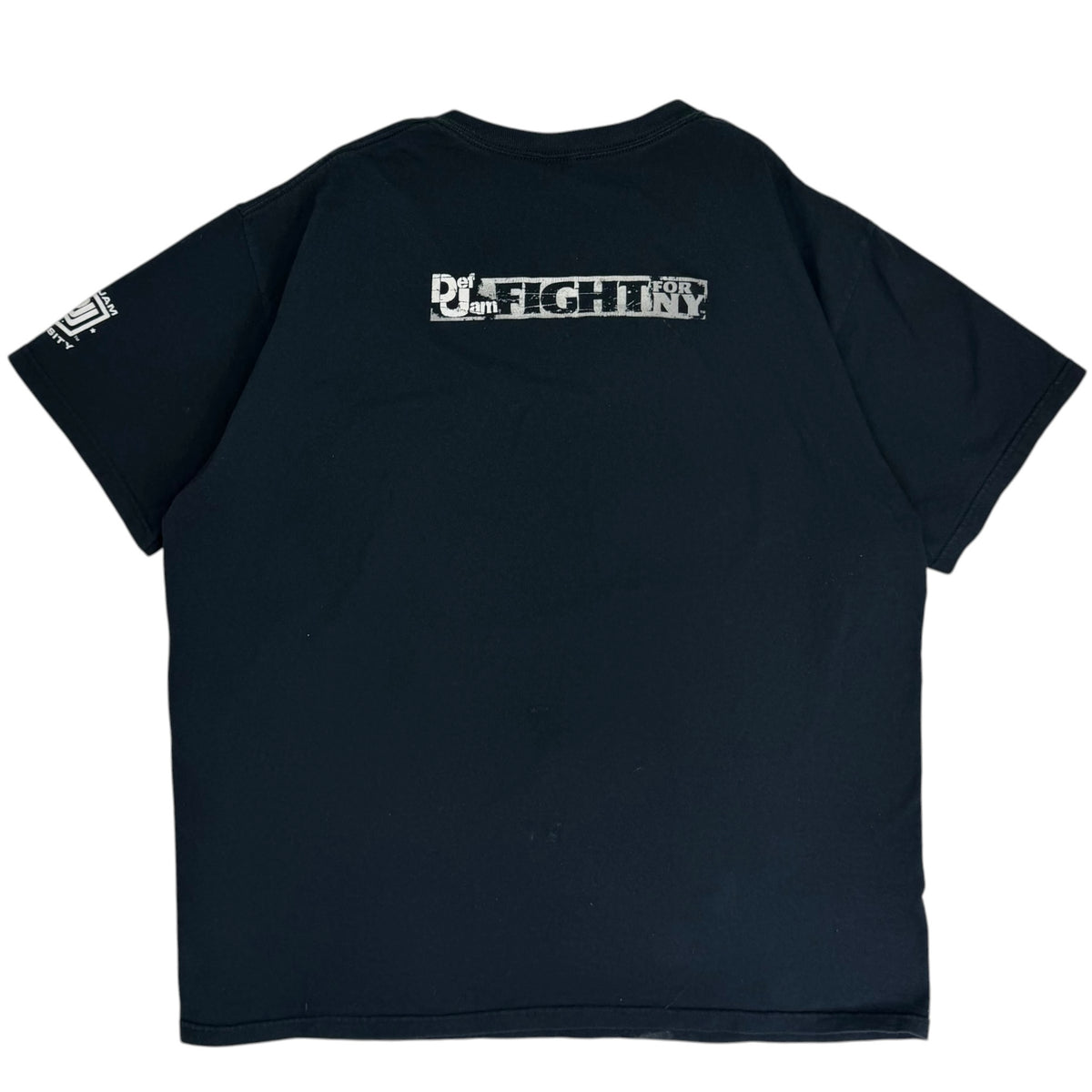 2004 Def Jam: Fight For NY EA Games Promo Tee Faded Black