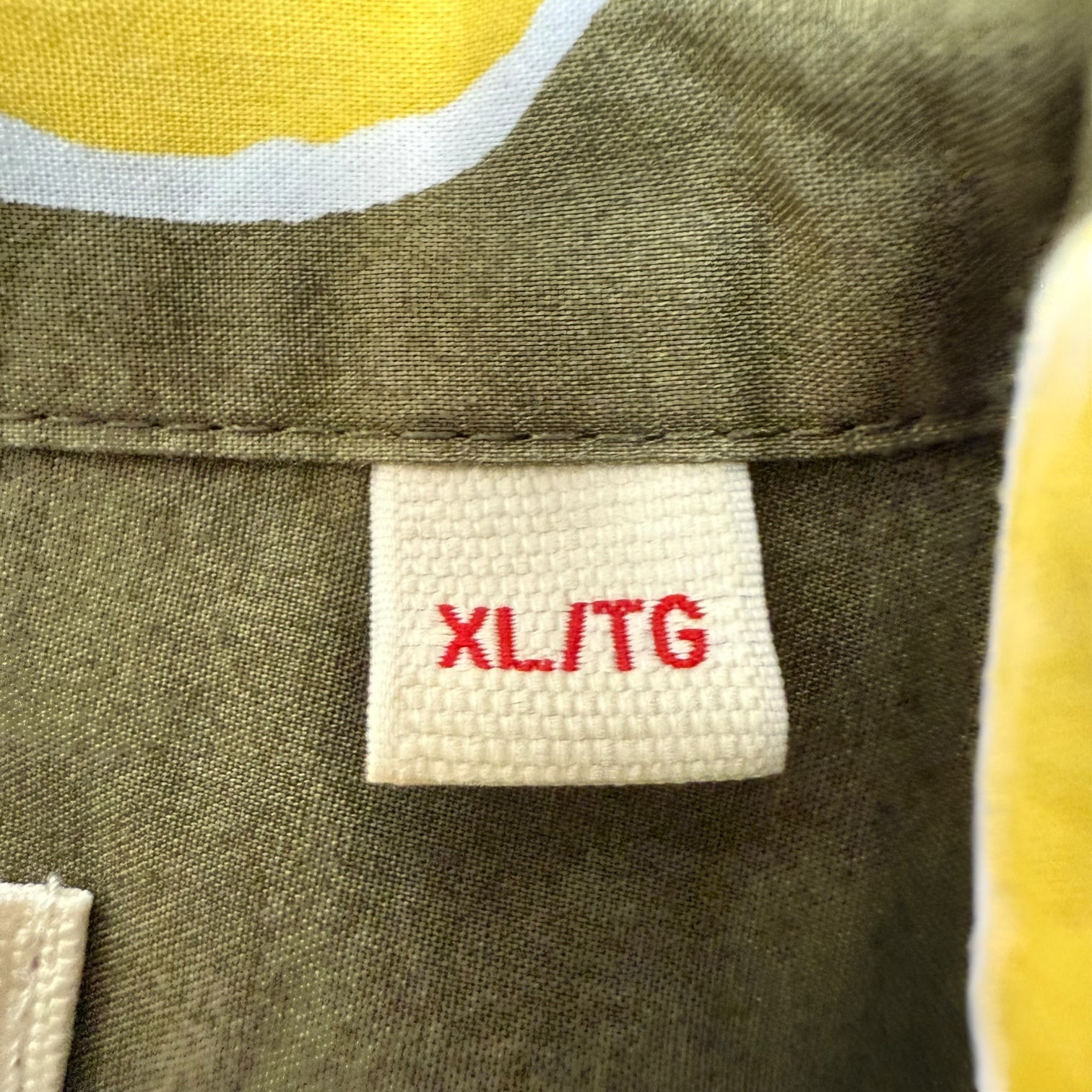 Marni x Uniqlo All Over Print Button Up Shirt Khaki