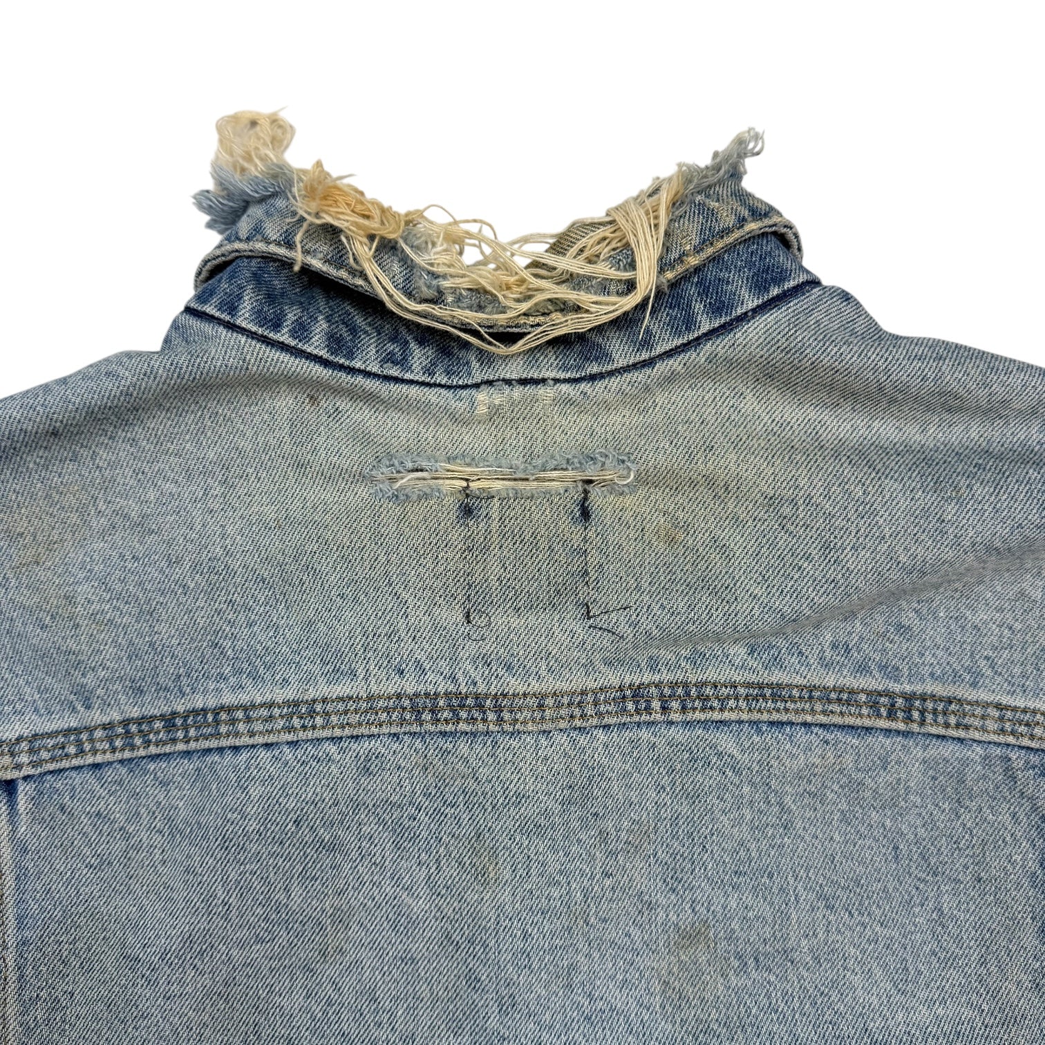 Vintage Carhartt Denim Button Up Jacket Light Wash