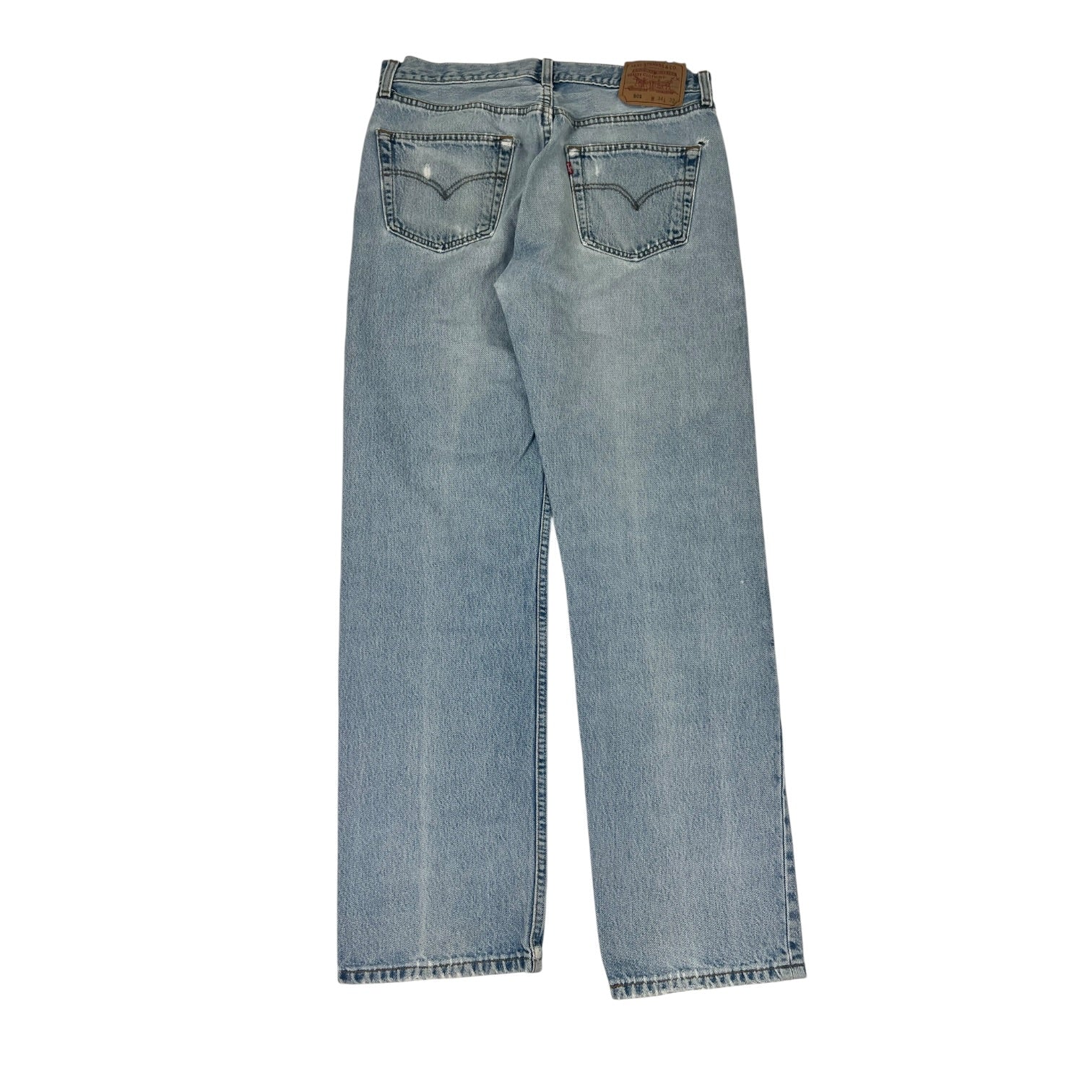 Vintage Levi's 501 Light Wash Straight-Leg Button Fly Closure Jeans
