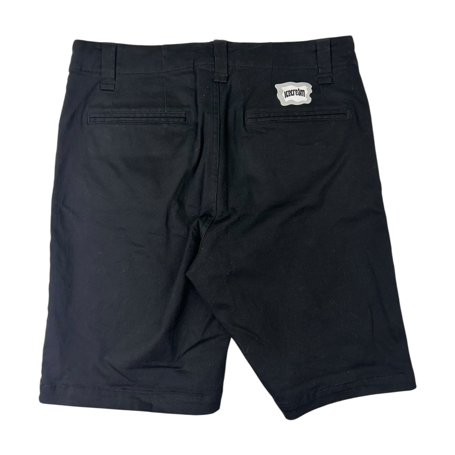 Ice Cream Running Dog Shorts Black