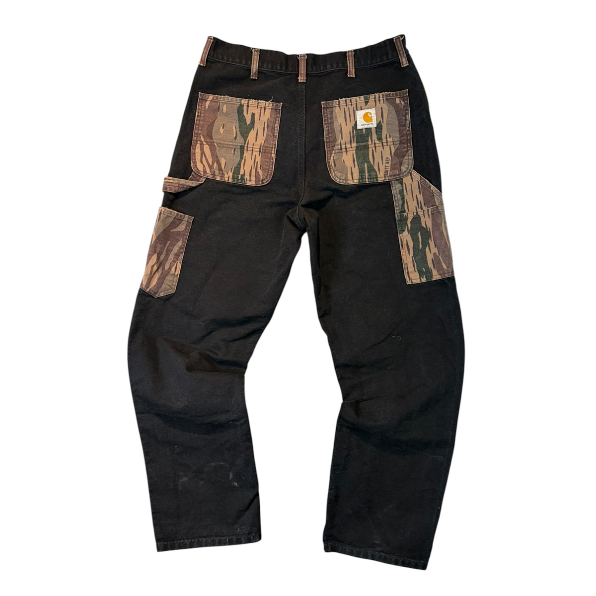 Carhartt WIP Double Knee Pant Camo Unite / Black Aged Canvas