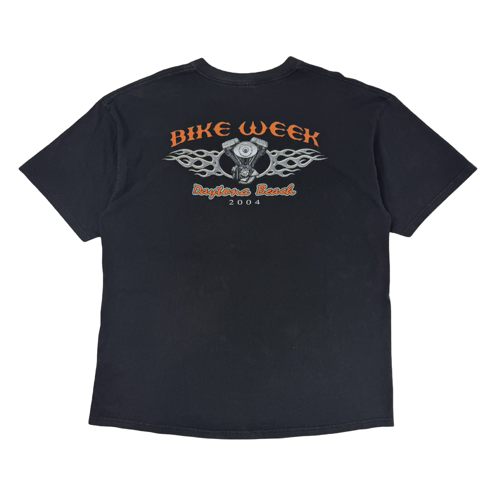 Vintage Daytona Beach Bike Week 2004 T-Shirt Black