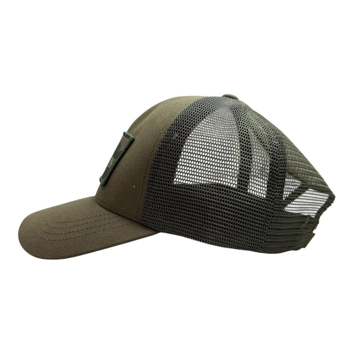 Vintage Filson Scenic Waxed Logger Mesh Hat Otter Green