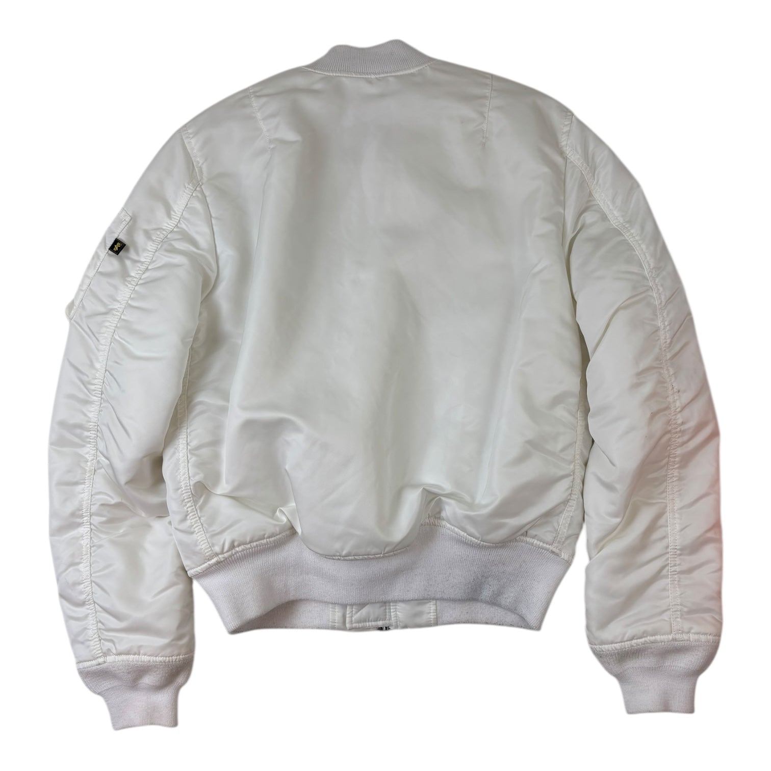Alpha Industries Reversible Bomber Jacket White