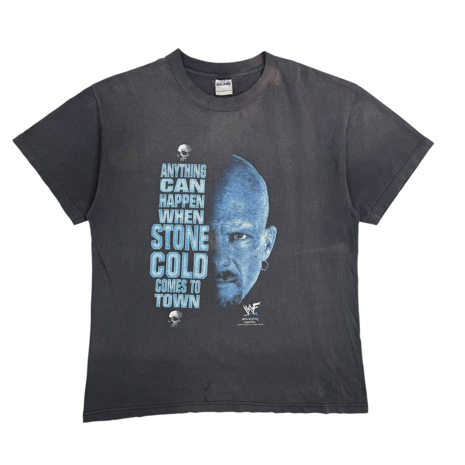 1993 WWF Stone Cold Steve Austin ‘Anything Can Happen’ Tee Black