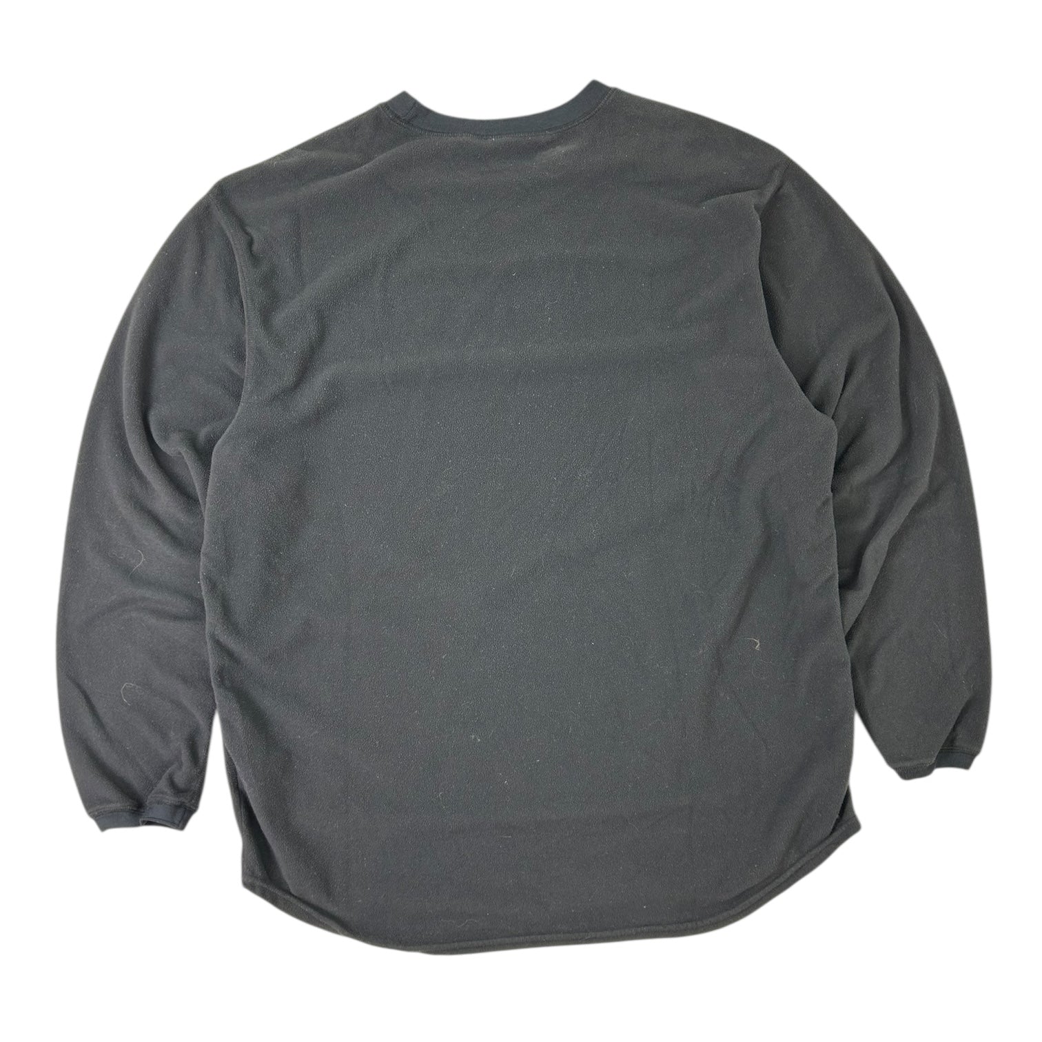 Vintage Nike Fleece Mini Swoosh Crewneck Black