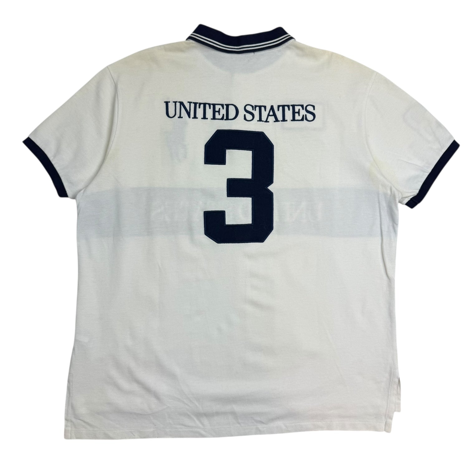 Polo Ralph Lauren Big Pony USA Polo White/Navy