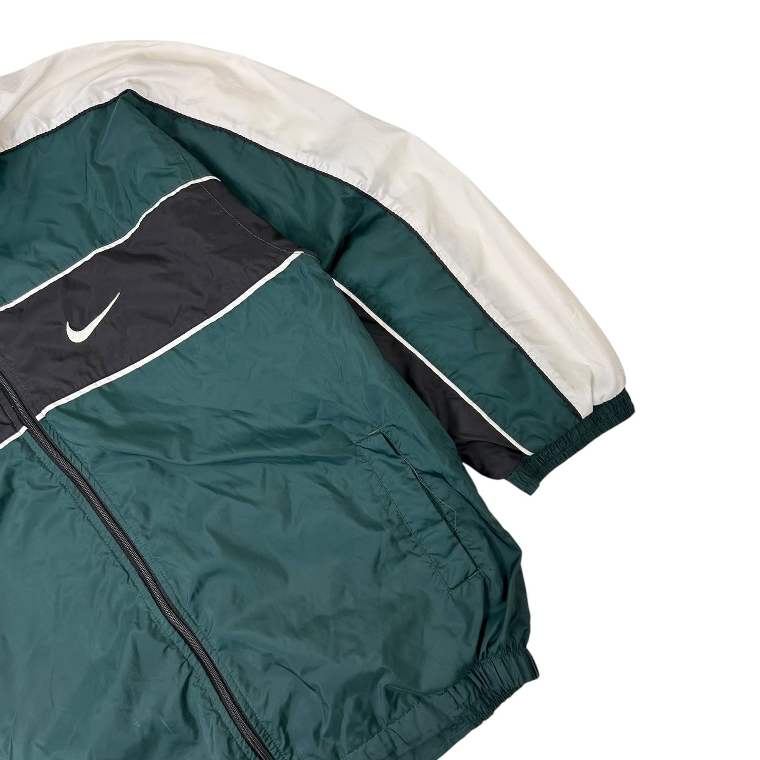 Vintage Nike Track Jacket Green/Black