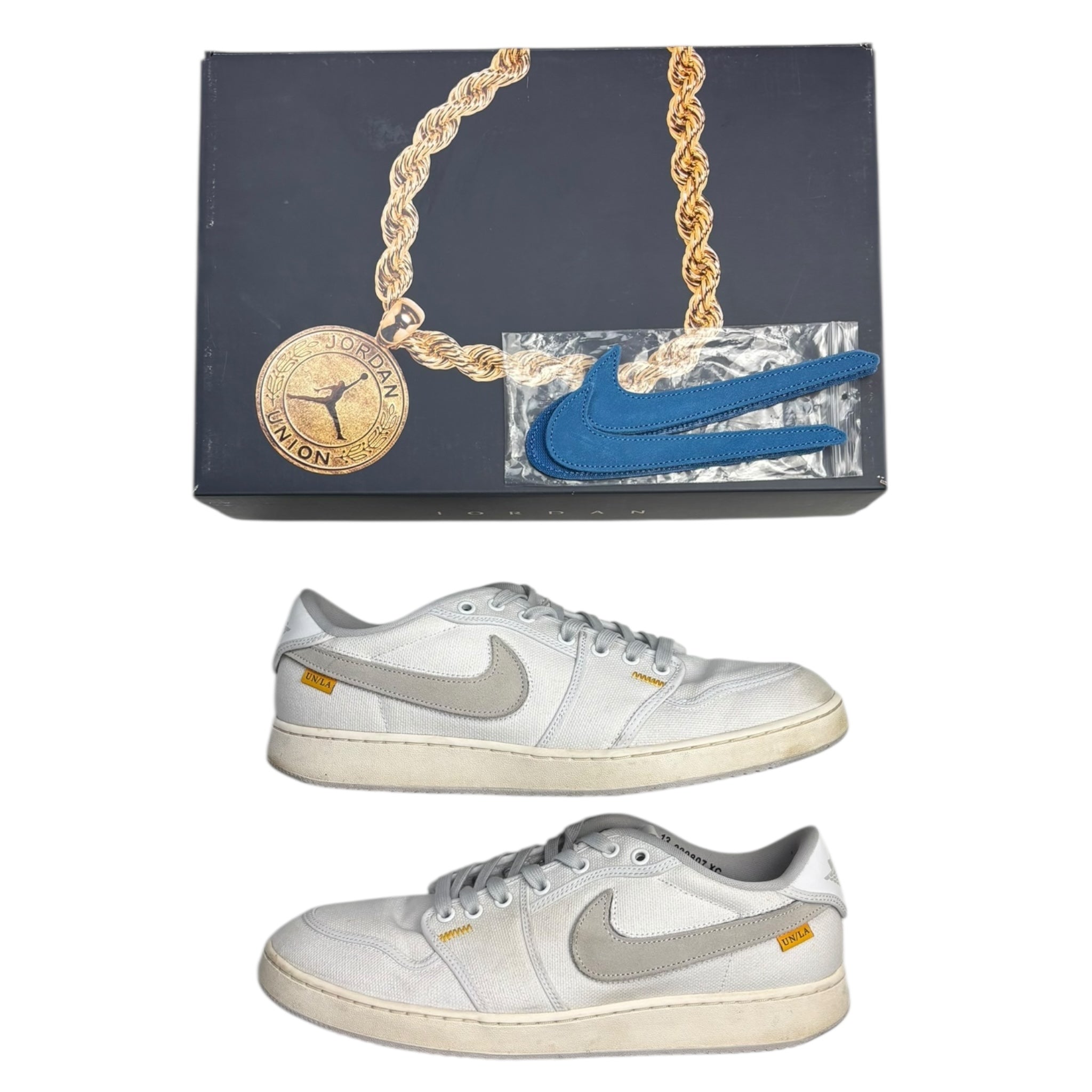 Jordan 1 Retro AJKO Low SP Union White Canvas (Used)