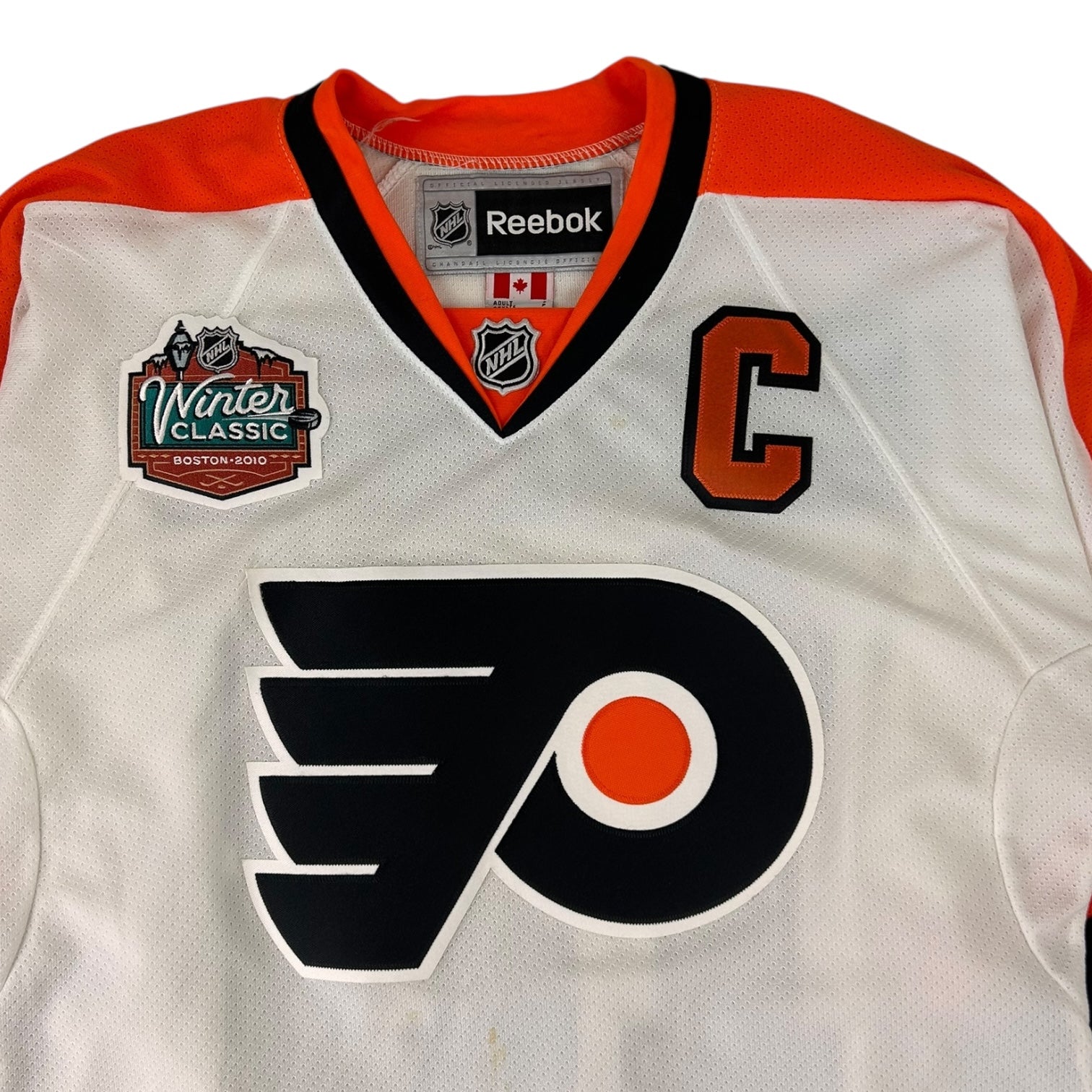 Philadelphia Flyers Reebok Mike Richard’s Jersey Orange/White
