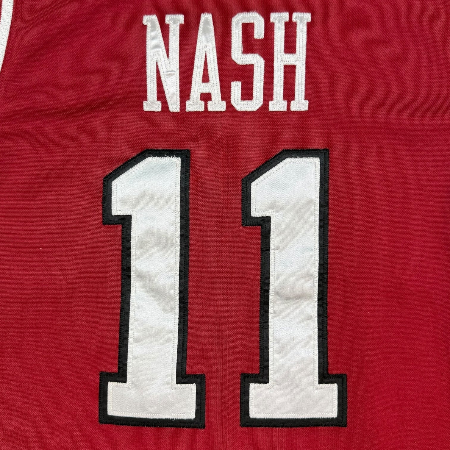 Vintage Team Nike Santa Clara Steve Nash Jersey Red