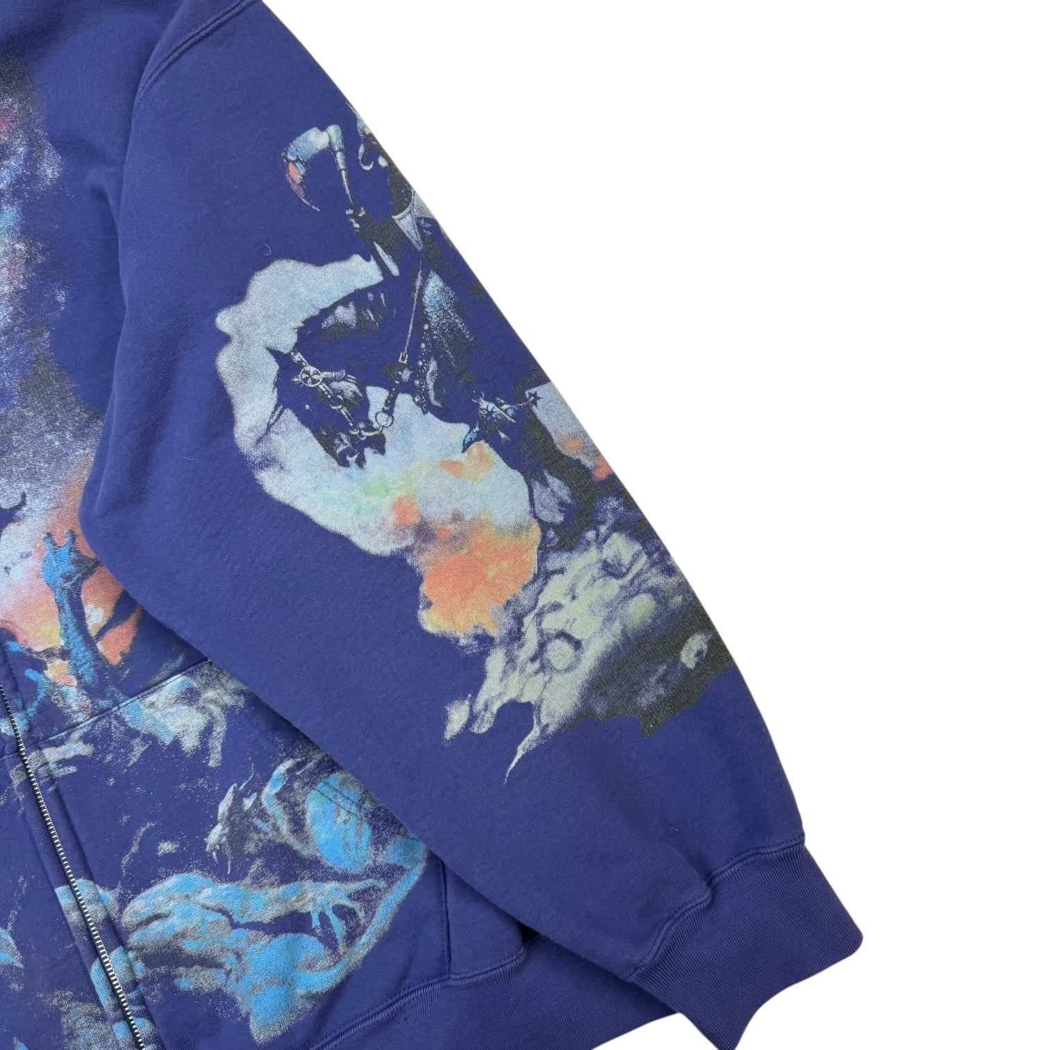 Supreme Frank Frazetta Zip Up Hoodie Purple