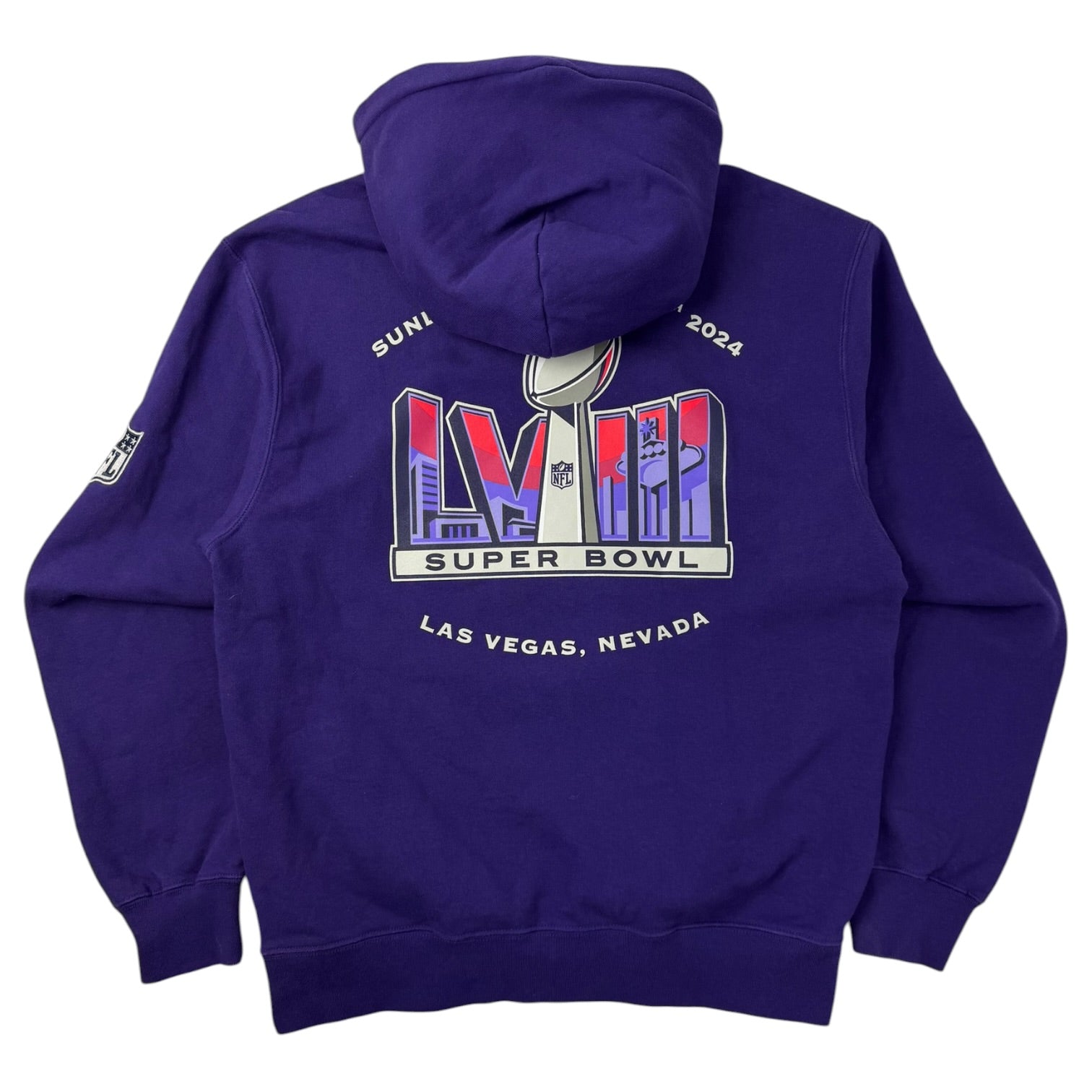 OVO X NFL Superbowl LVIII Pullover Hoodie Royale Blue