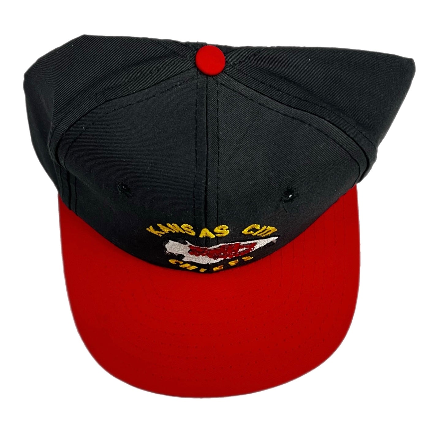 Vintage Kansas City Chiefs Rhinestone Hat Red/Black