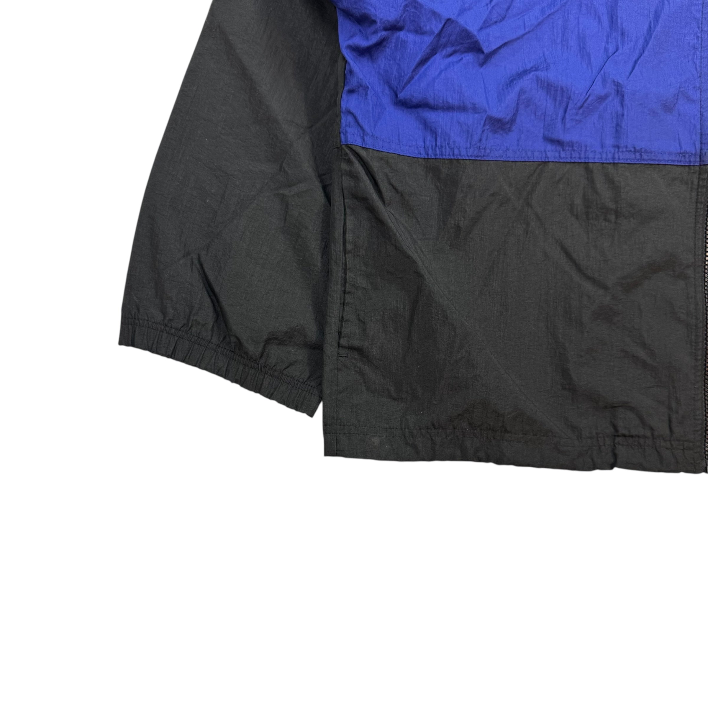 Vintage Umbro Nylon Track Jacket Blue Black