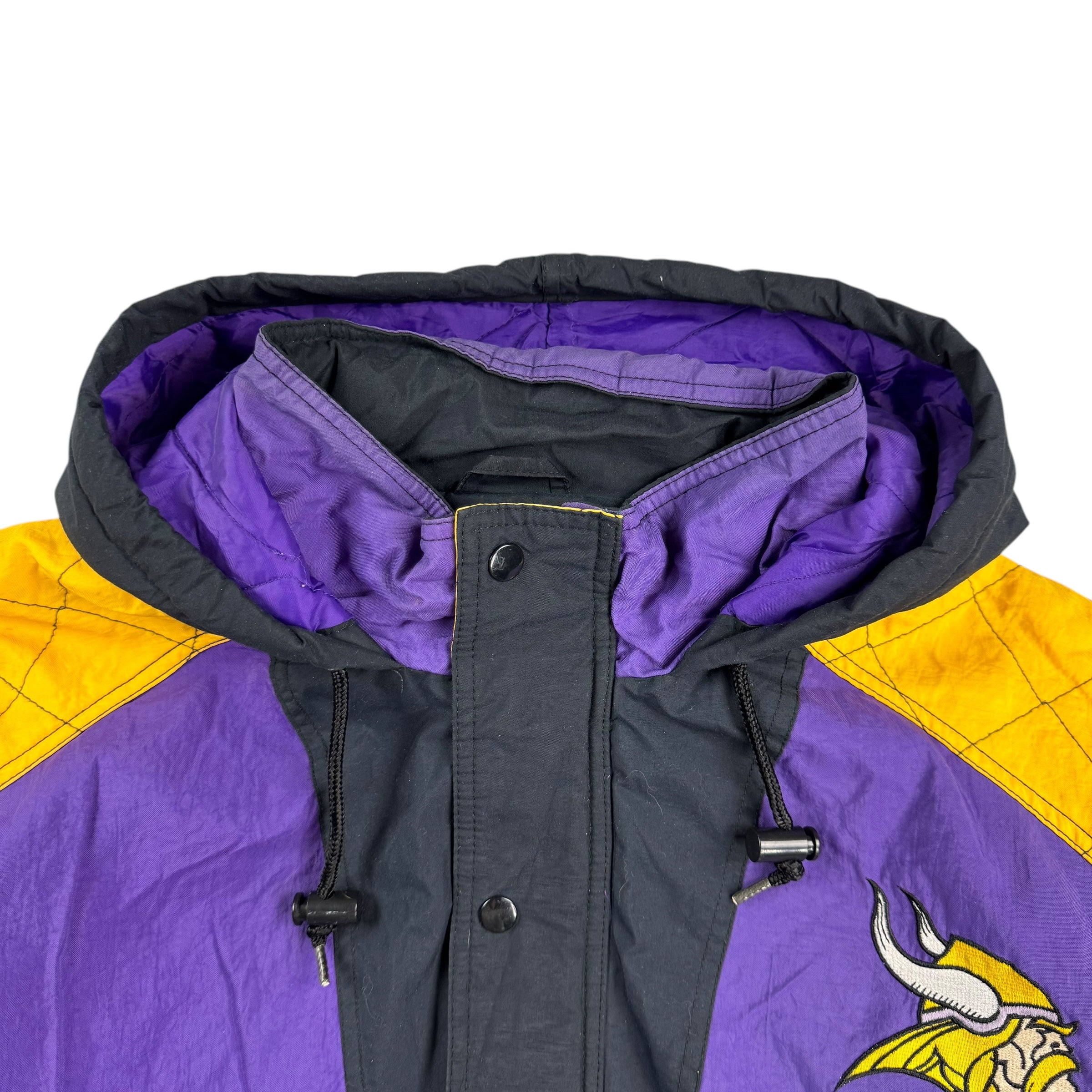 Vintage Starter Minnesota Vikings Nylon Jacket Tricolor