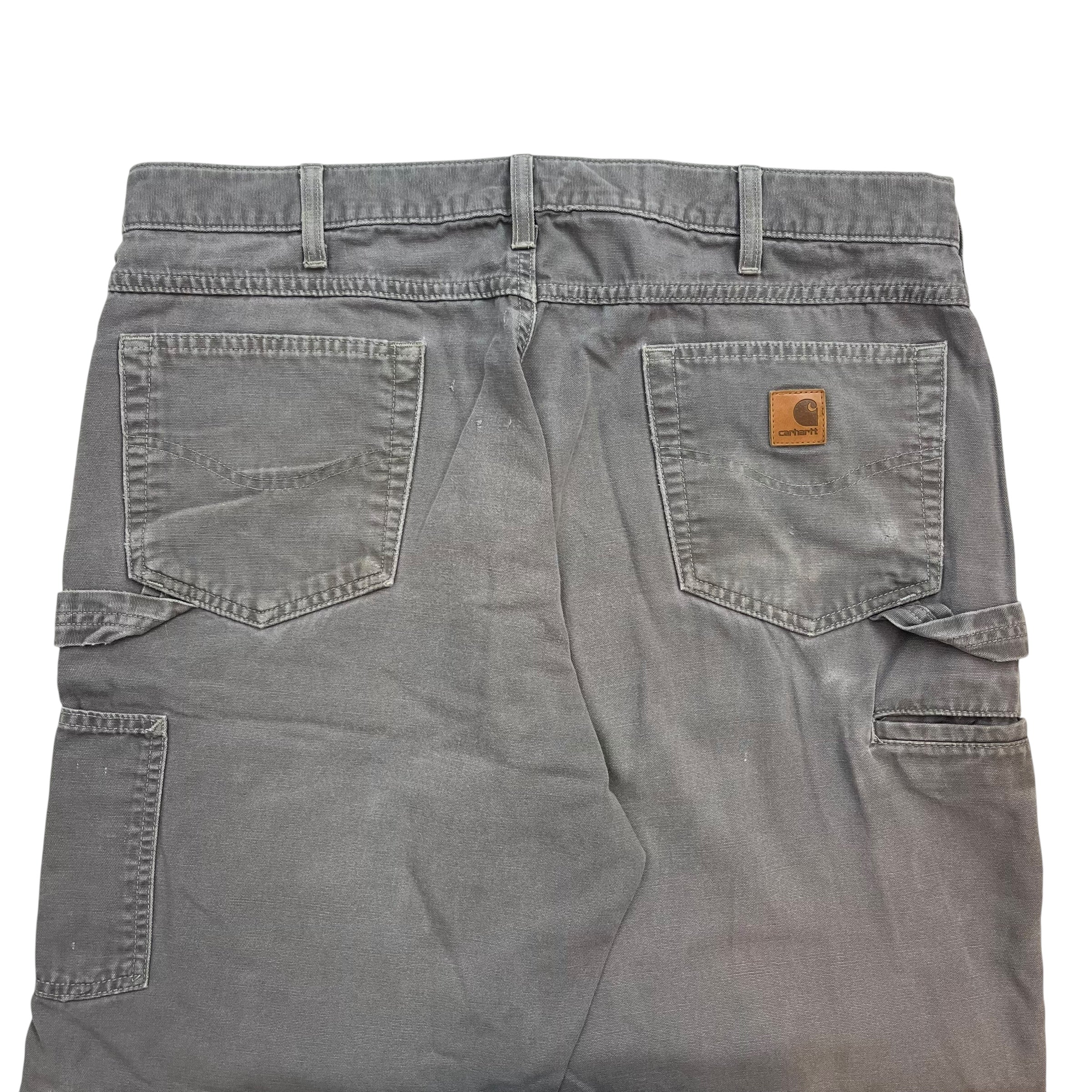 Vintage Carhartt Dungaree Pants Light Grey