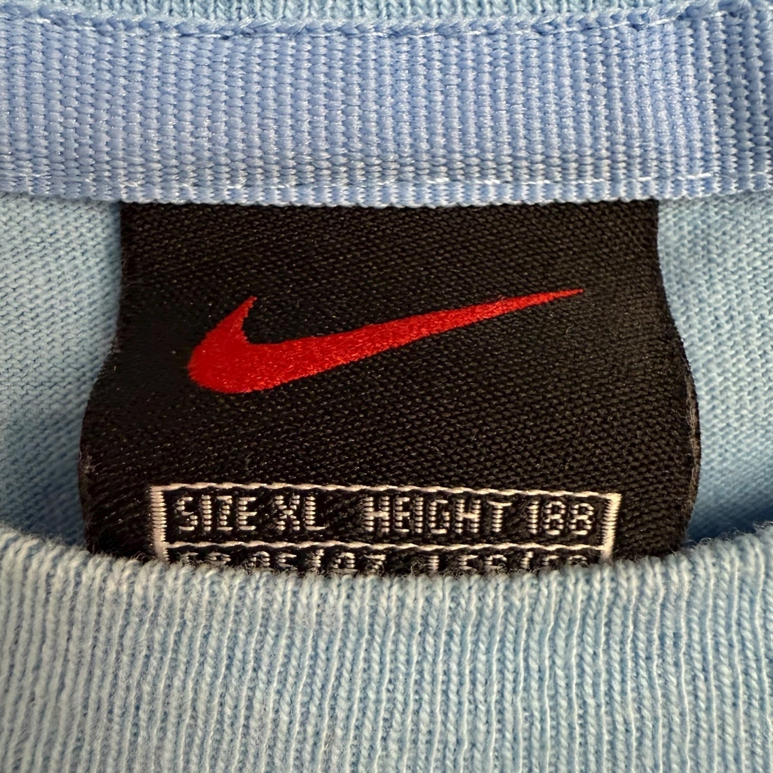 Vintage Nike Mini Swoosh Tee Baby Blue