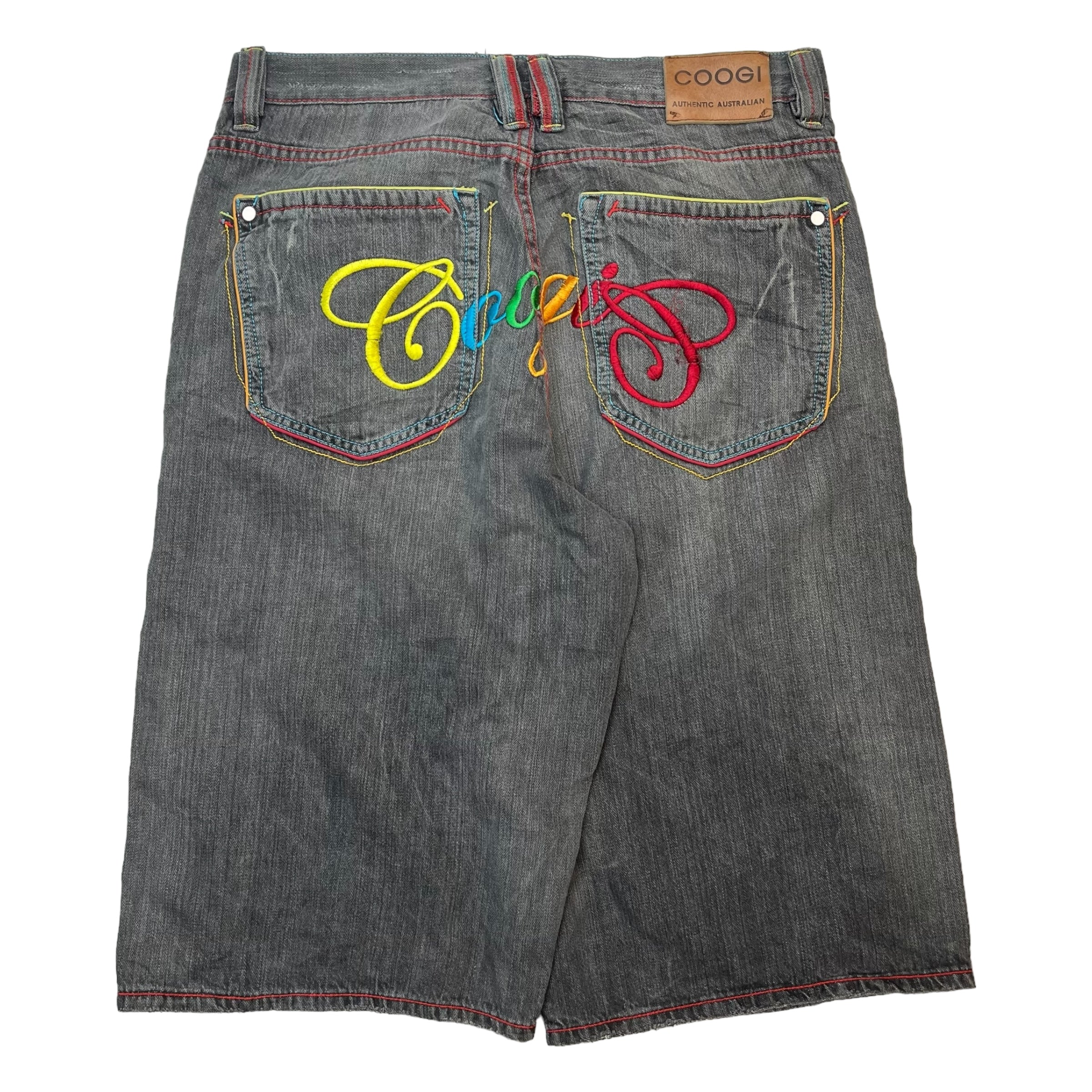 Vintage Y2K Coogi Jean Shorts Grey