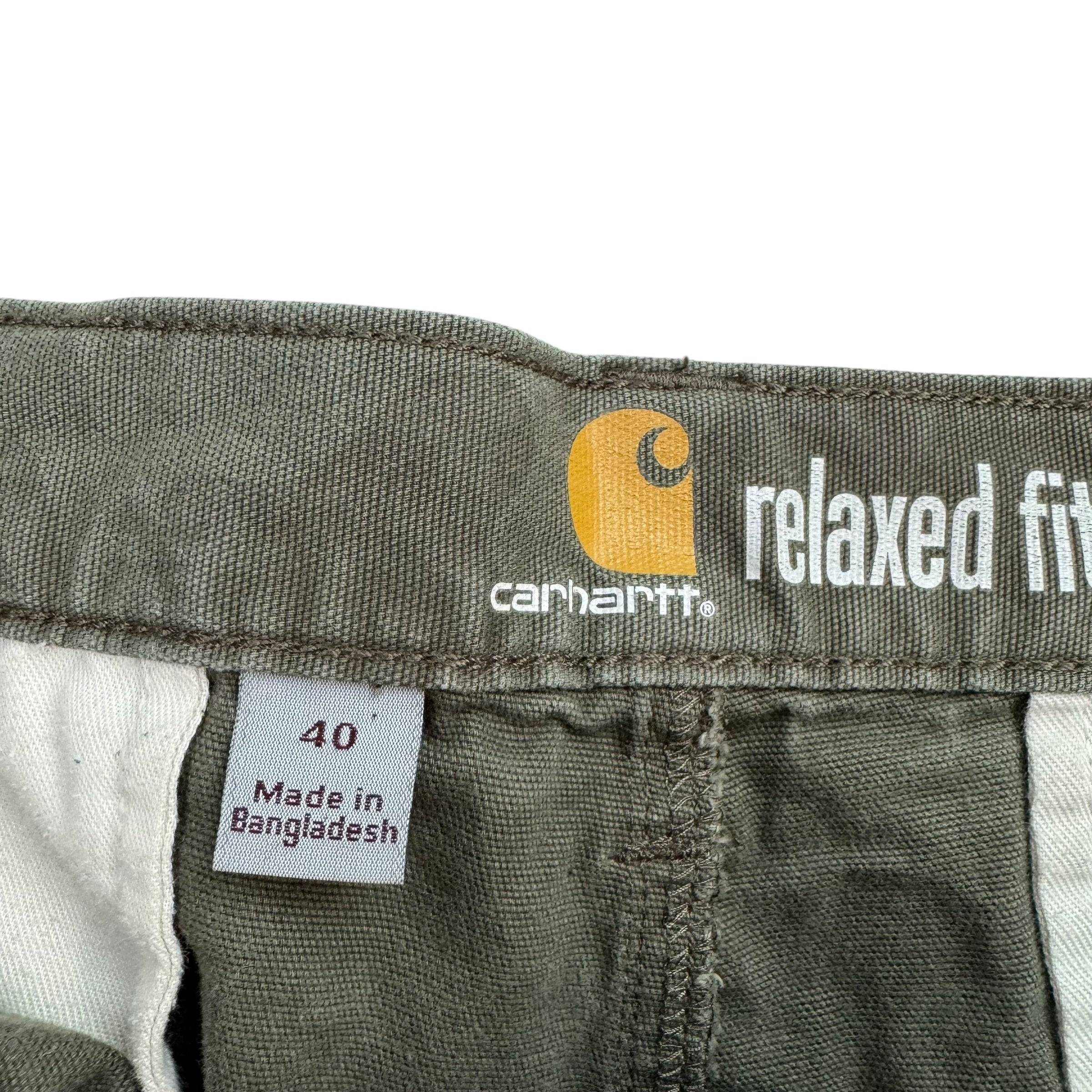 Vintage Carhartt Military Camo Cargo Shorts Dark Grey