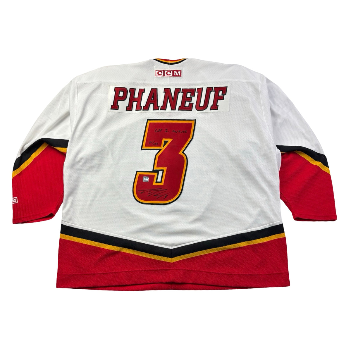 Vintage CCM Calgary Flames NHL Away Jersey