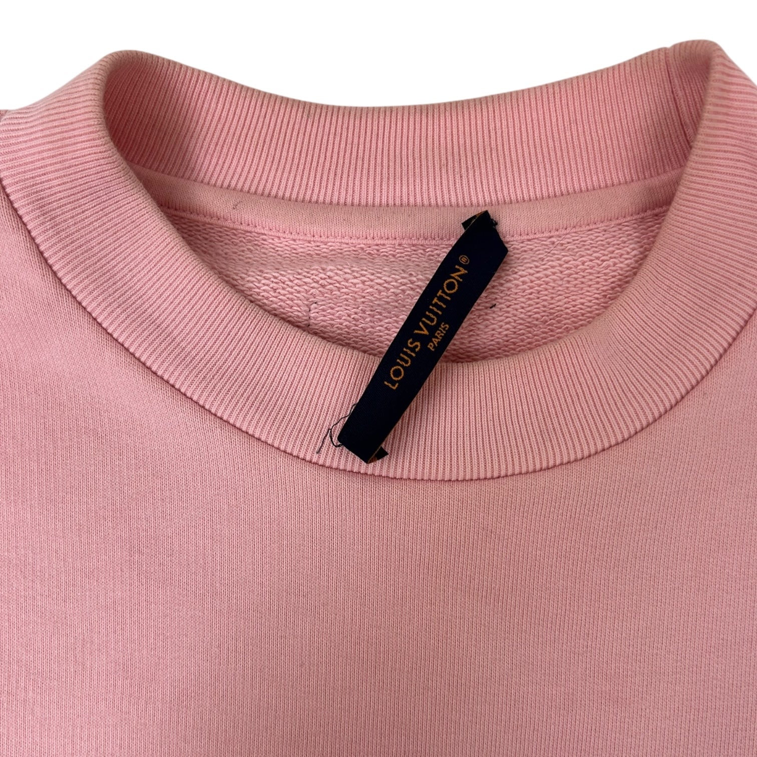 Louis Vuitton Embroidered Cotton Crewneck Pink