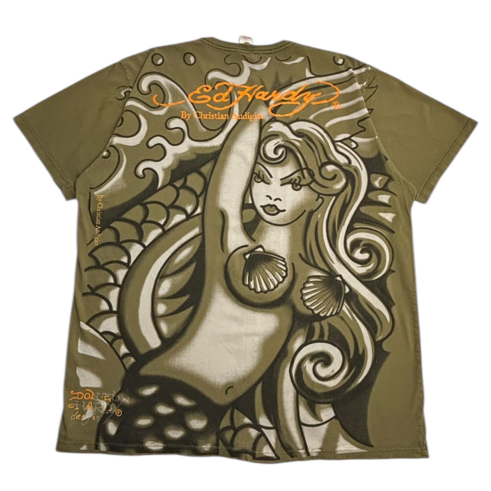 Vintage Y2K Ed Hardy All Over Print T-Shirt