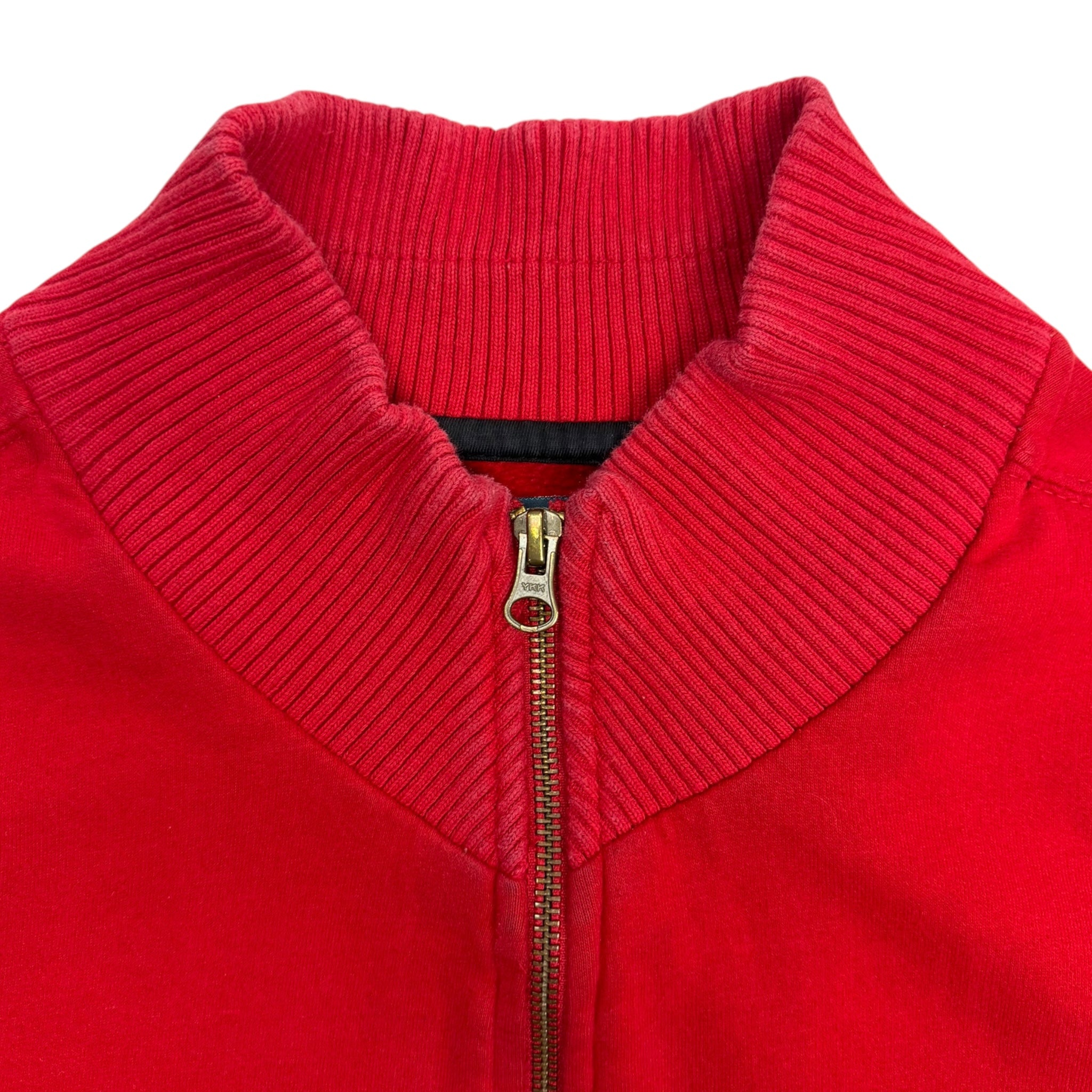 Vintage Polo Ralph Lauren Big Pony Zip Sweater Red