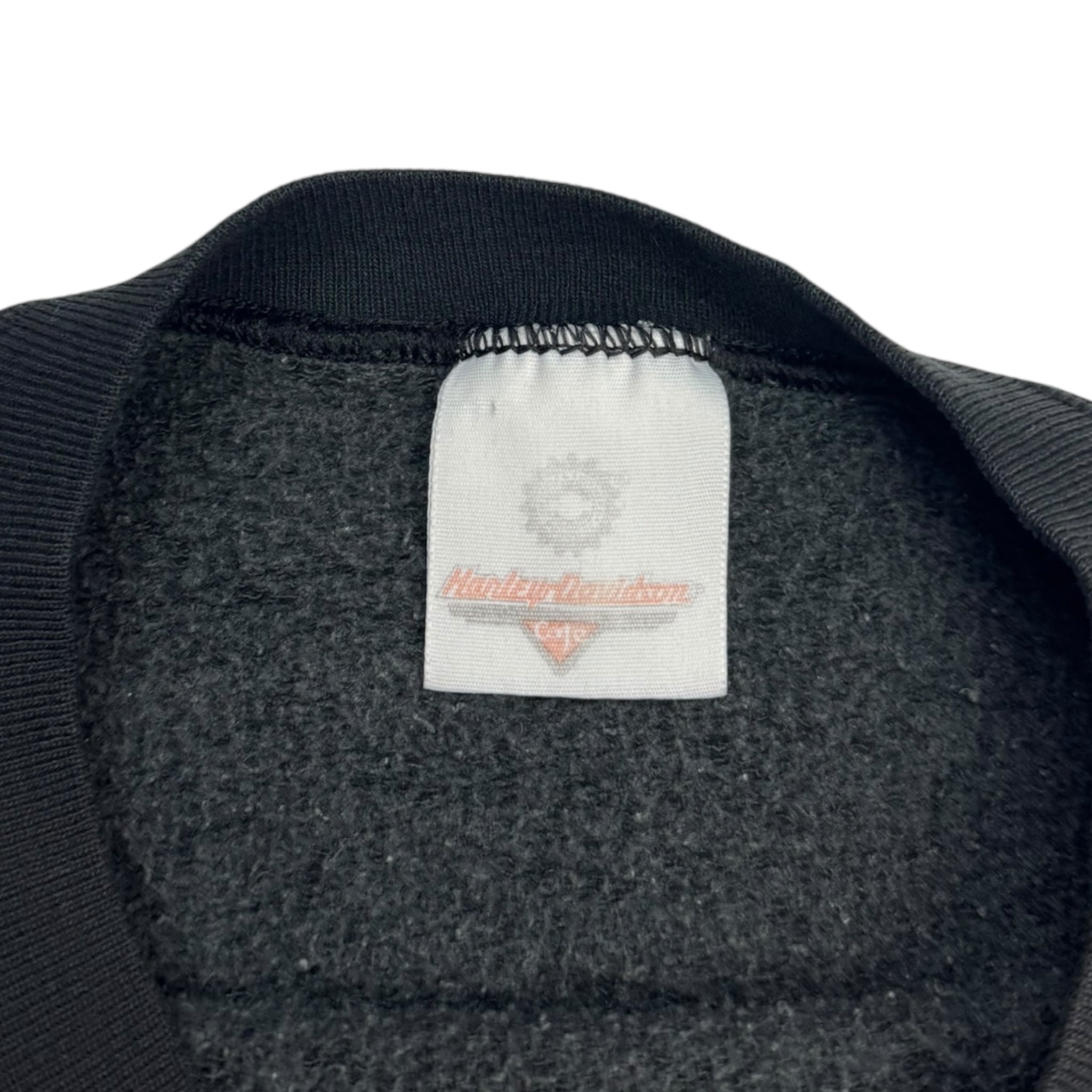 Vintage Harley Davidson Embroidered Cafe Crewneck