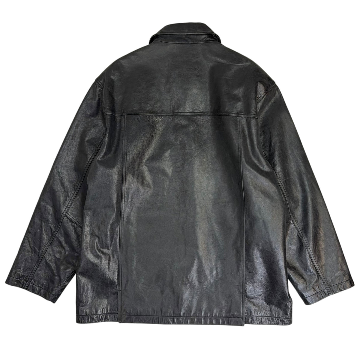 Vintage Danier Leather Coat Black
