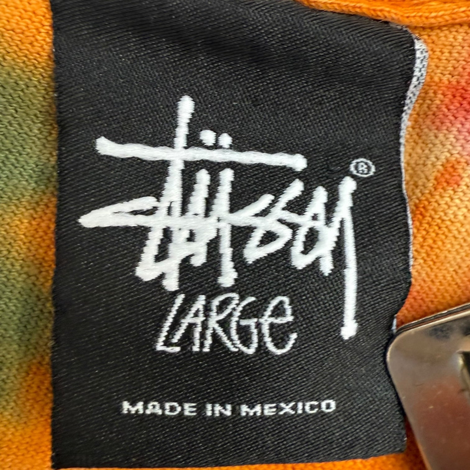 Stussy World Tour Swirls Tee Orange