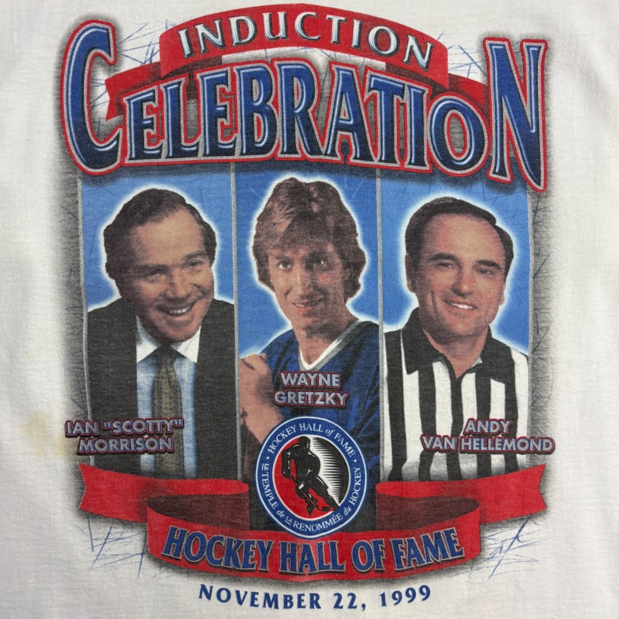 1999 Wayne Gretzky Hall of Fame Induction T-Shirt