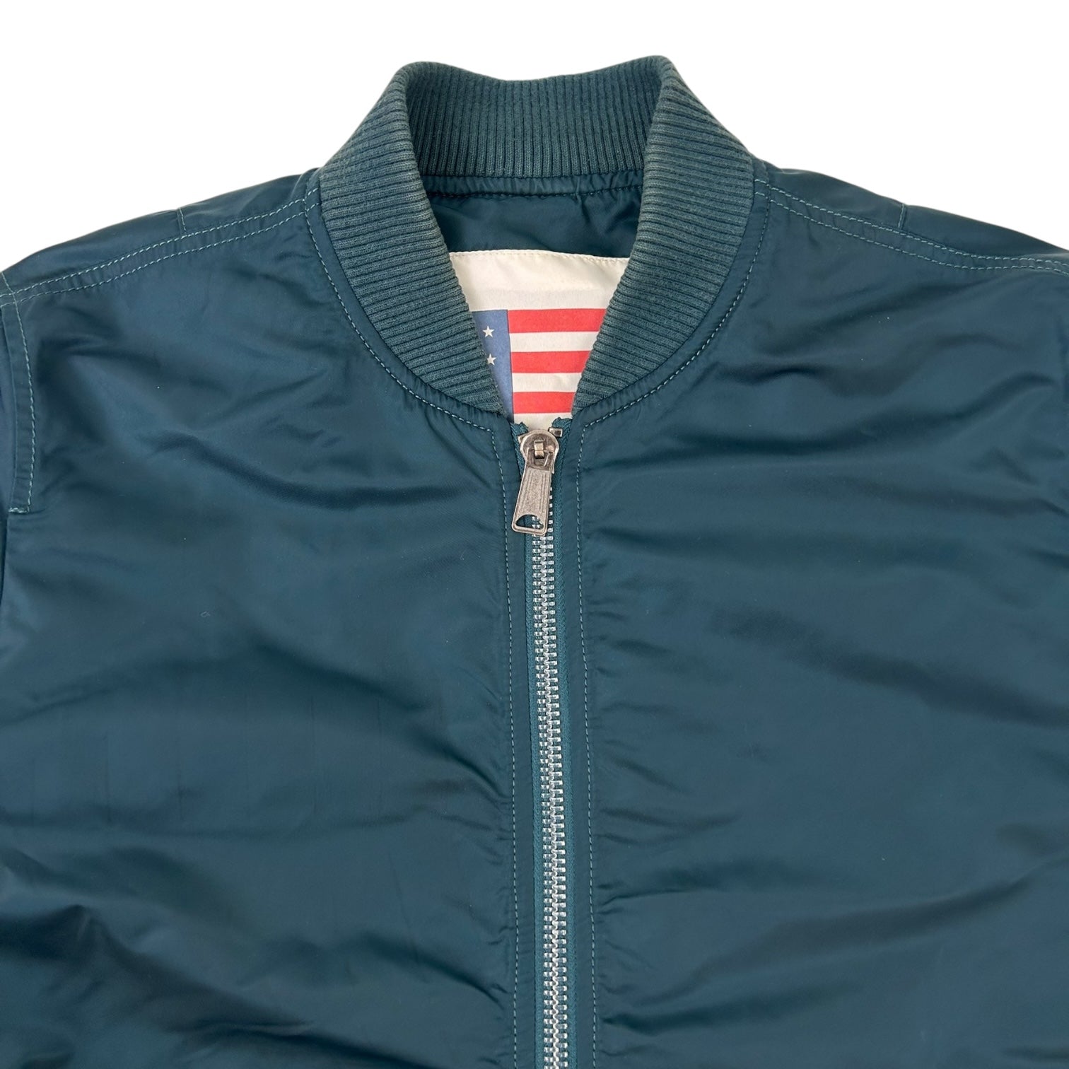 2014 Supreme MA-1 Reversible Bomber Jacket Teal