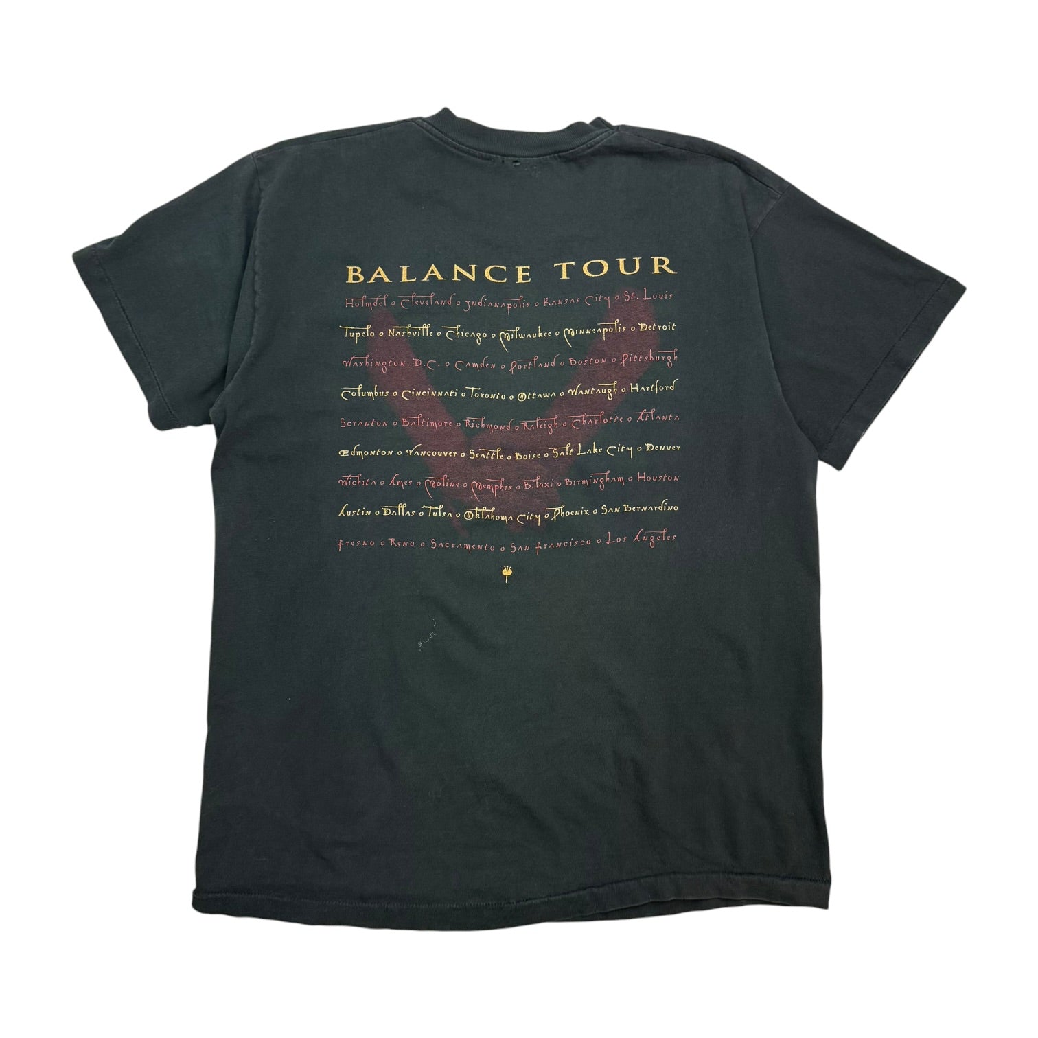 1995 Van Halen Balance Tour Tee Black