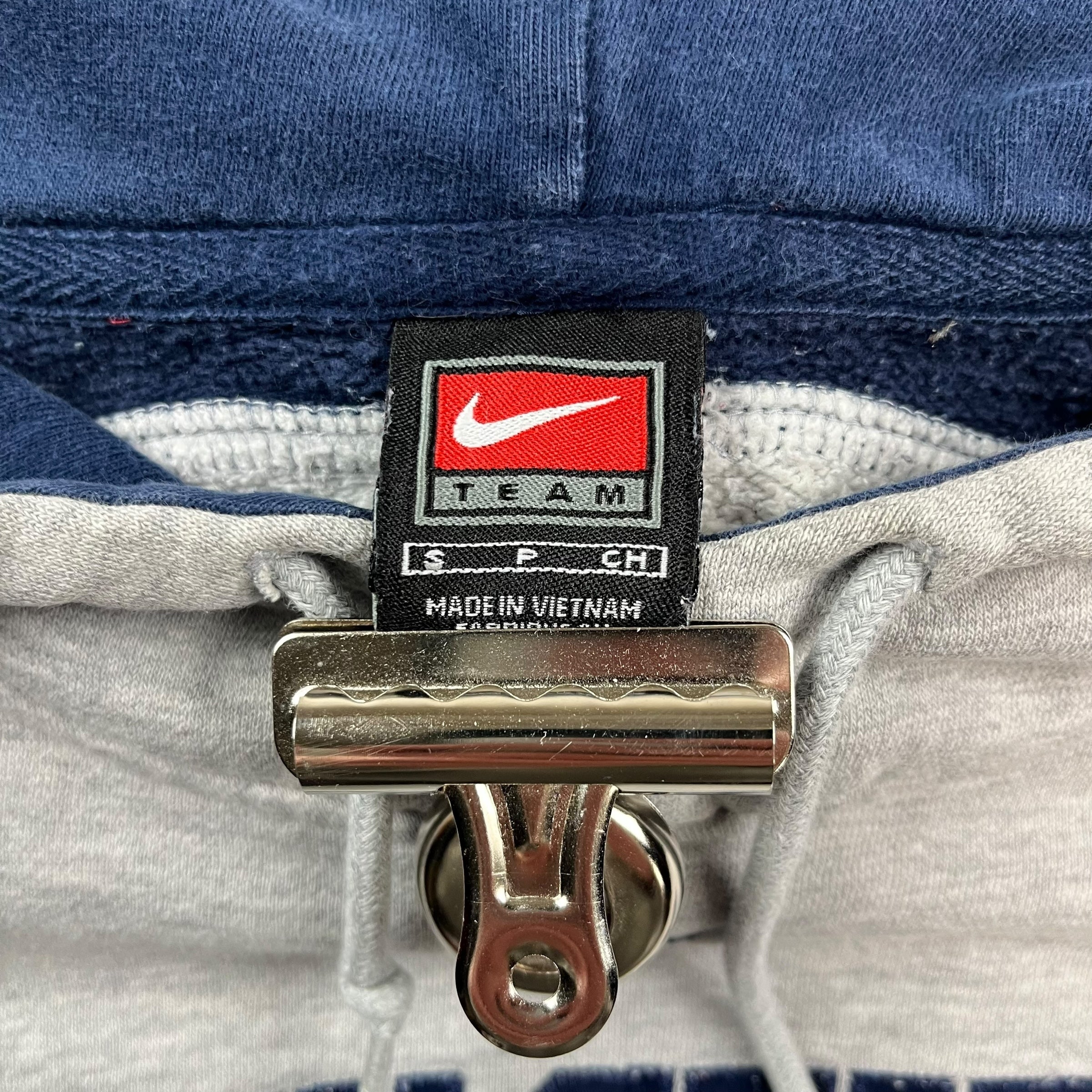 Vintage Penn State Hoodie Grey/Navy