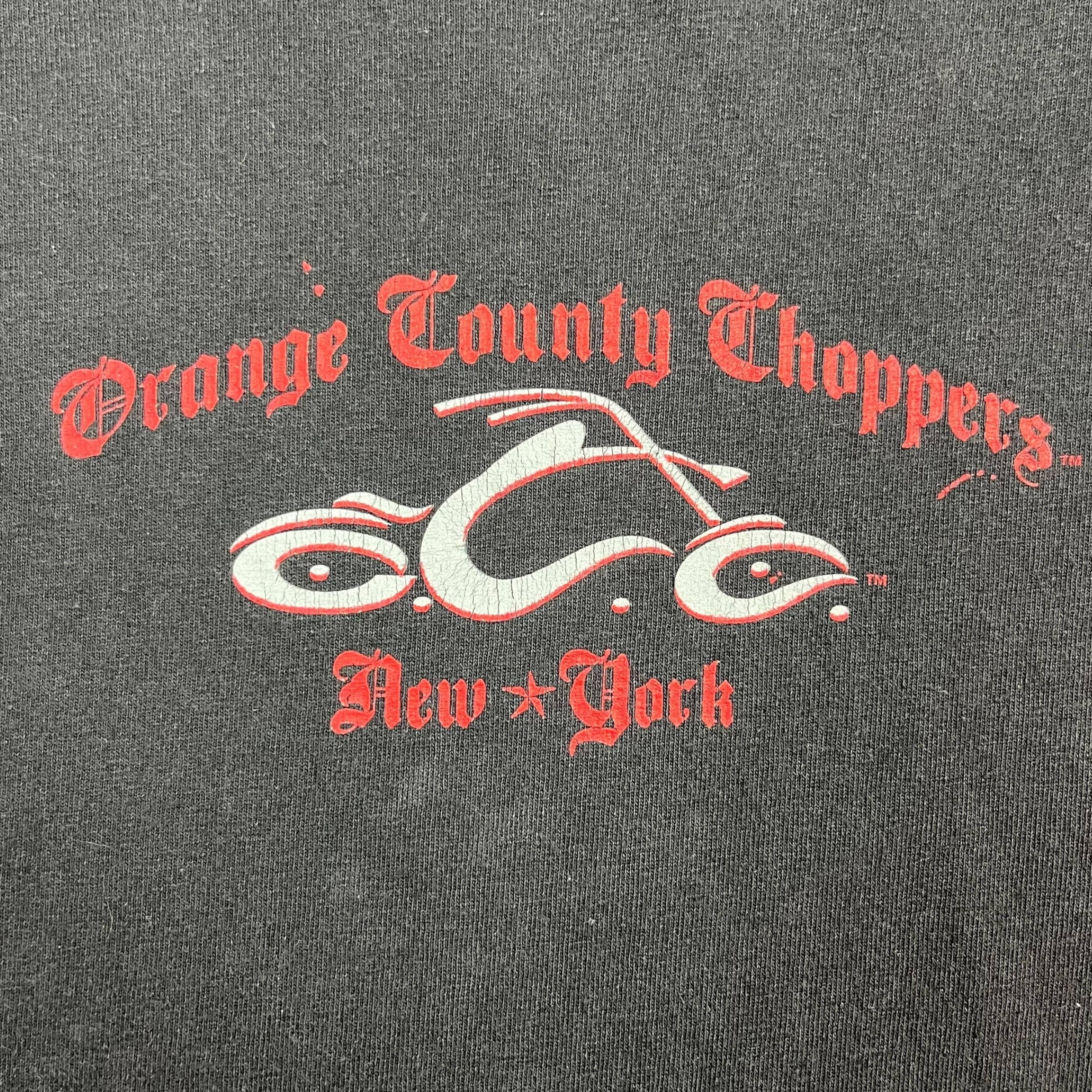 2003 Orange County Choppers New York Long Sleeve Tee Black