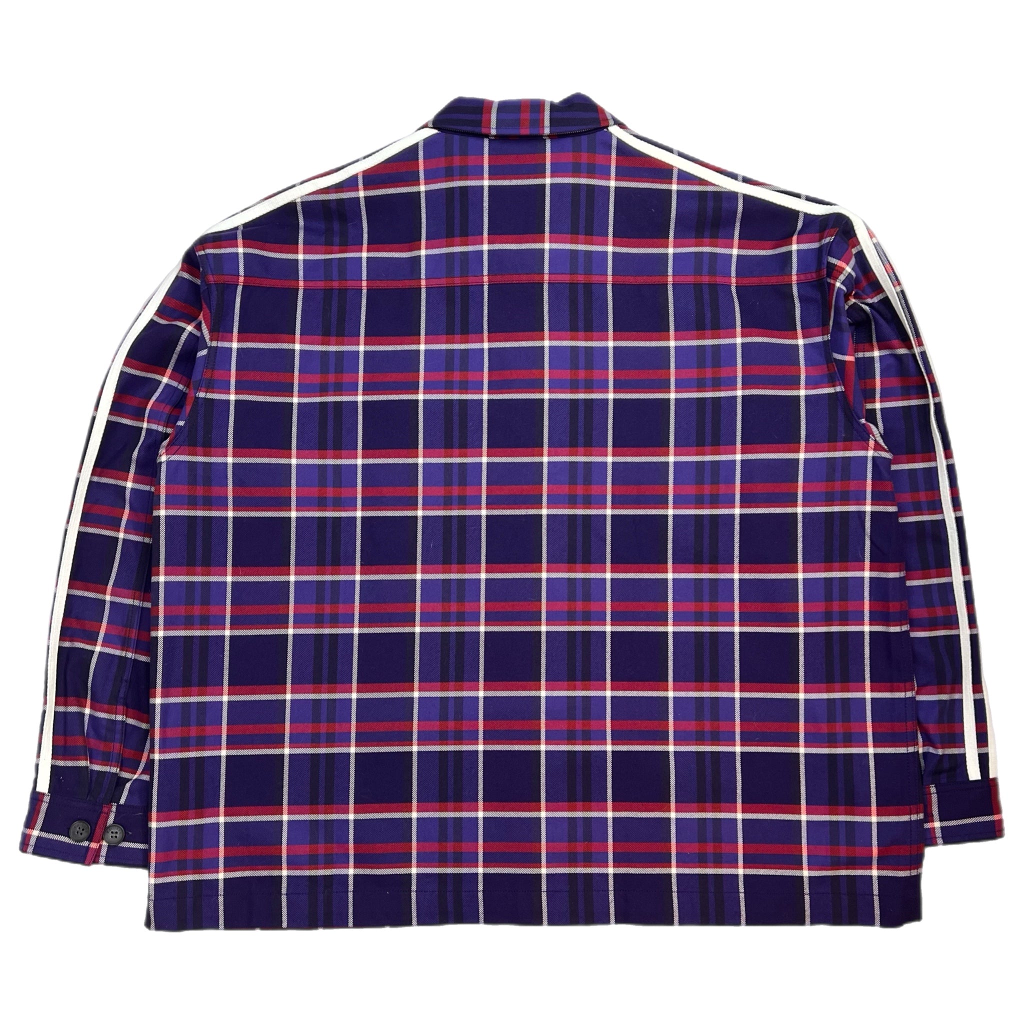 Adidas x Korn Plaid Button Up Overshirt