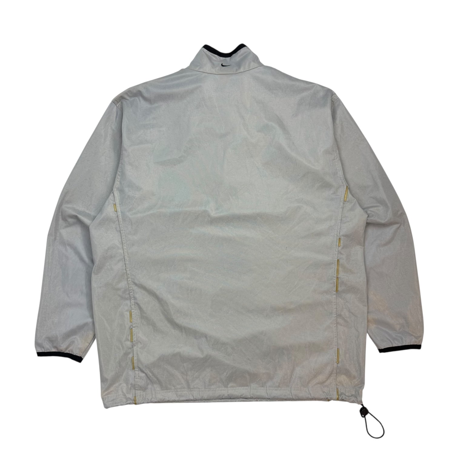 Vintage Nike Pullover Windbreaker Hoodie Grey