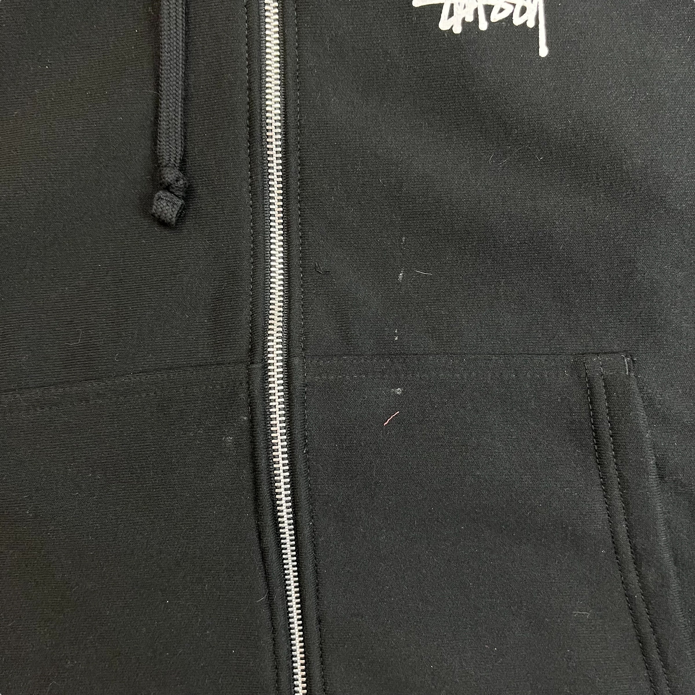 Stussy Stock Logo Hoodie Black
