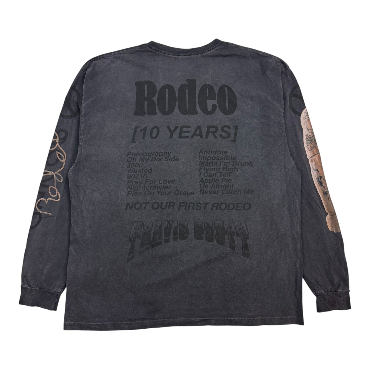 Travis Scott Rodeo 10 Years Desert L/S Tee Black
