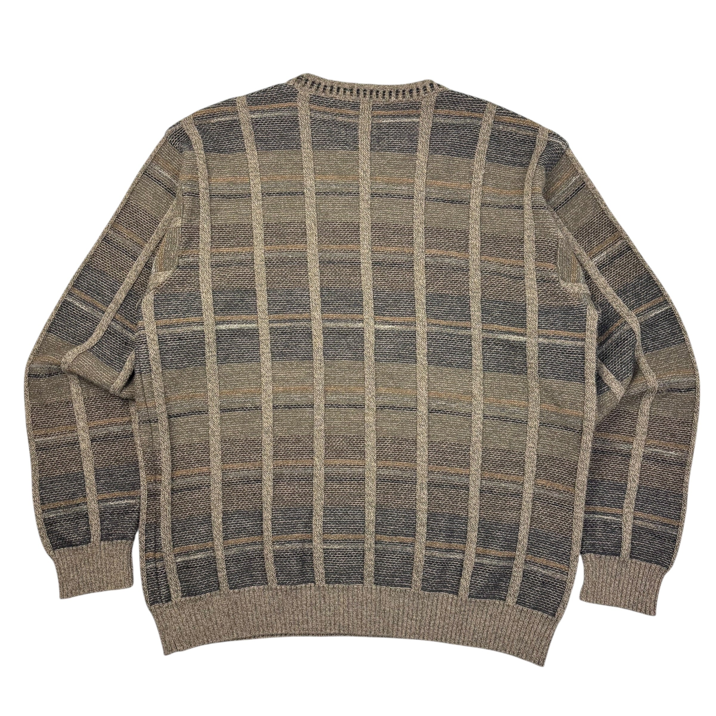 Vintage Segreto 3D Knit Sweater Brown